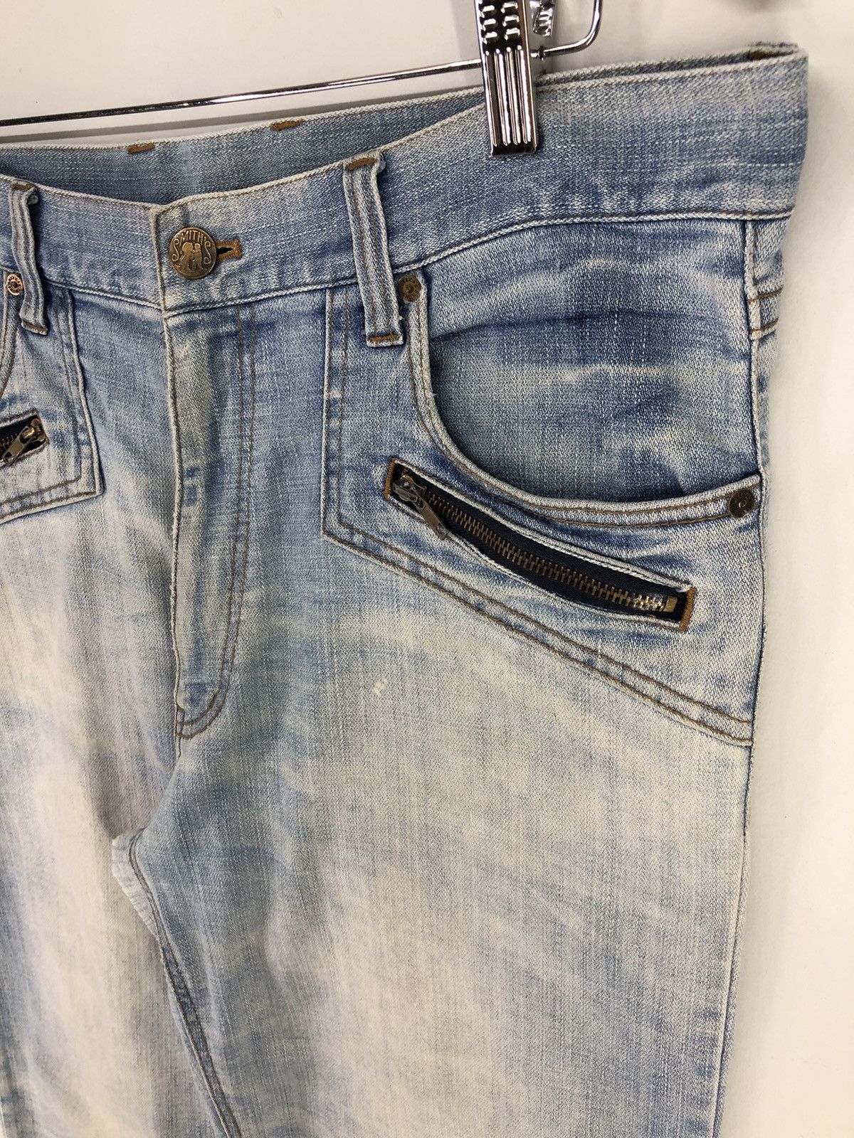 Smith's American Vintage Smith's American Faded Blue Jeans Size US 34 / EU 50 - 5 Thumbnail