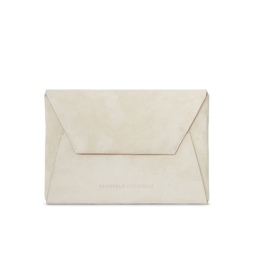 Brunello Cucinelli BRUNELLO CUCINELLI Ivory Clutch With Strap New & Authentic Size ONE SIZE - 1 Thumbnail