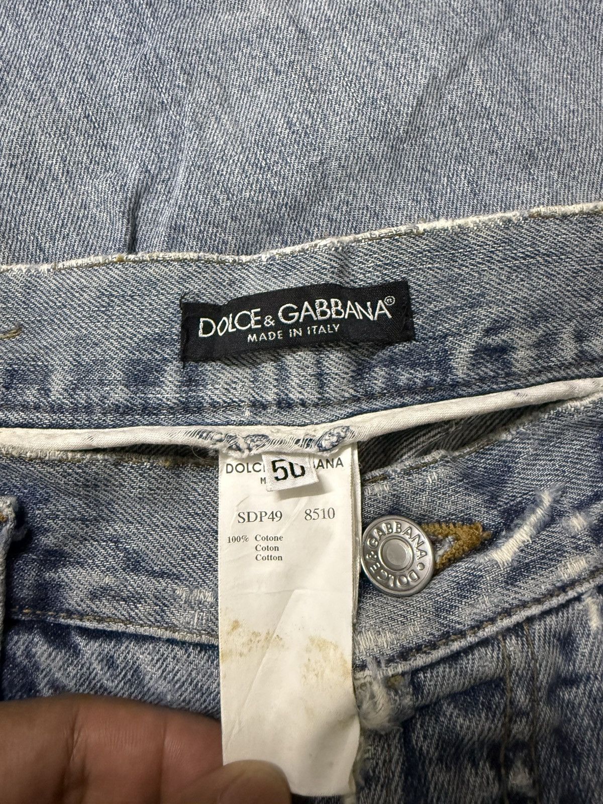 Dolce & Gabbana Flared Jeans Dolce & Gabbana Distressed Boot Cut Denim Size US 33 - 23 Thumbnail
