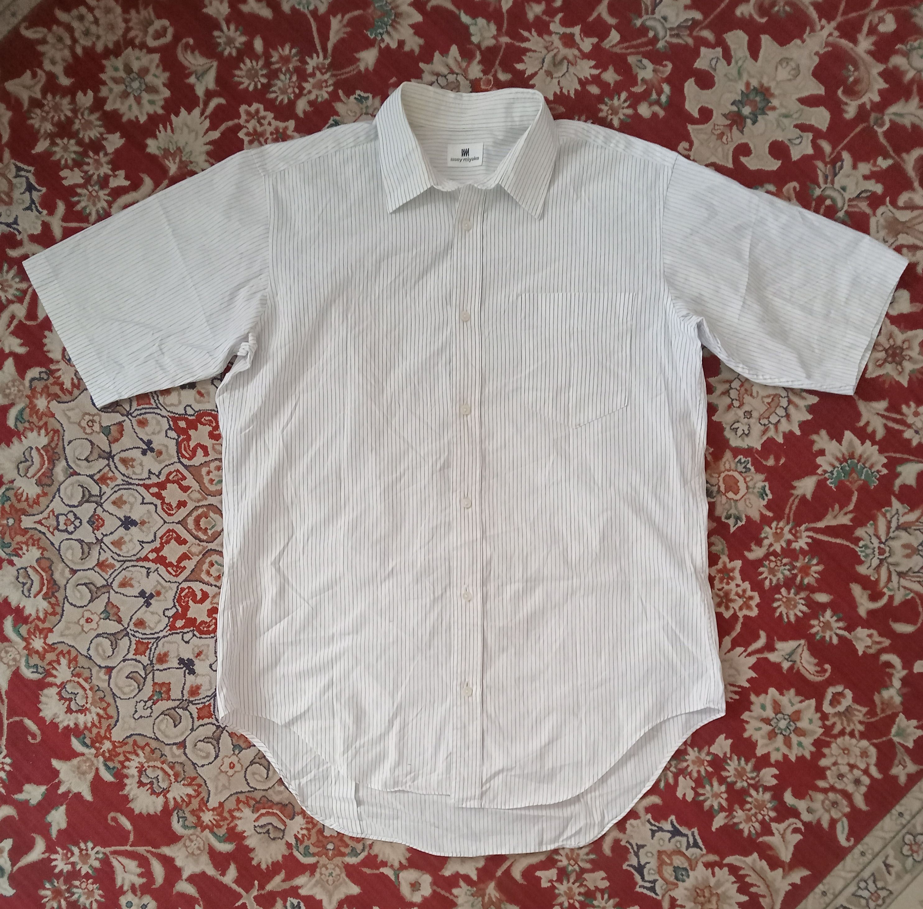 Hamilton × Issey Miyake Issey Miyake x Hamilton Button up stripe Shirt Size US M / EU 48-50 / 2 - 1 Thumbnail