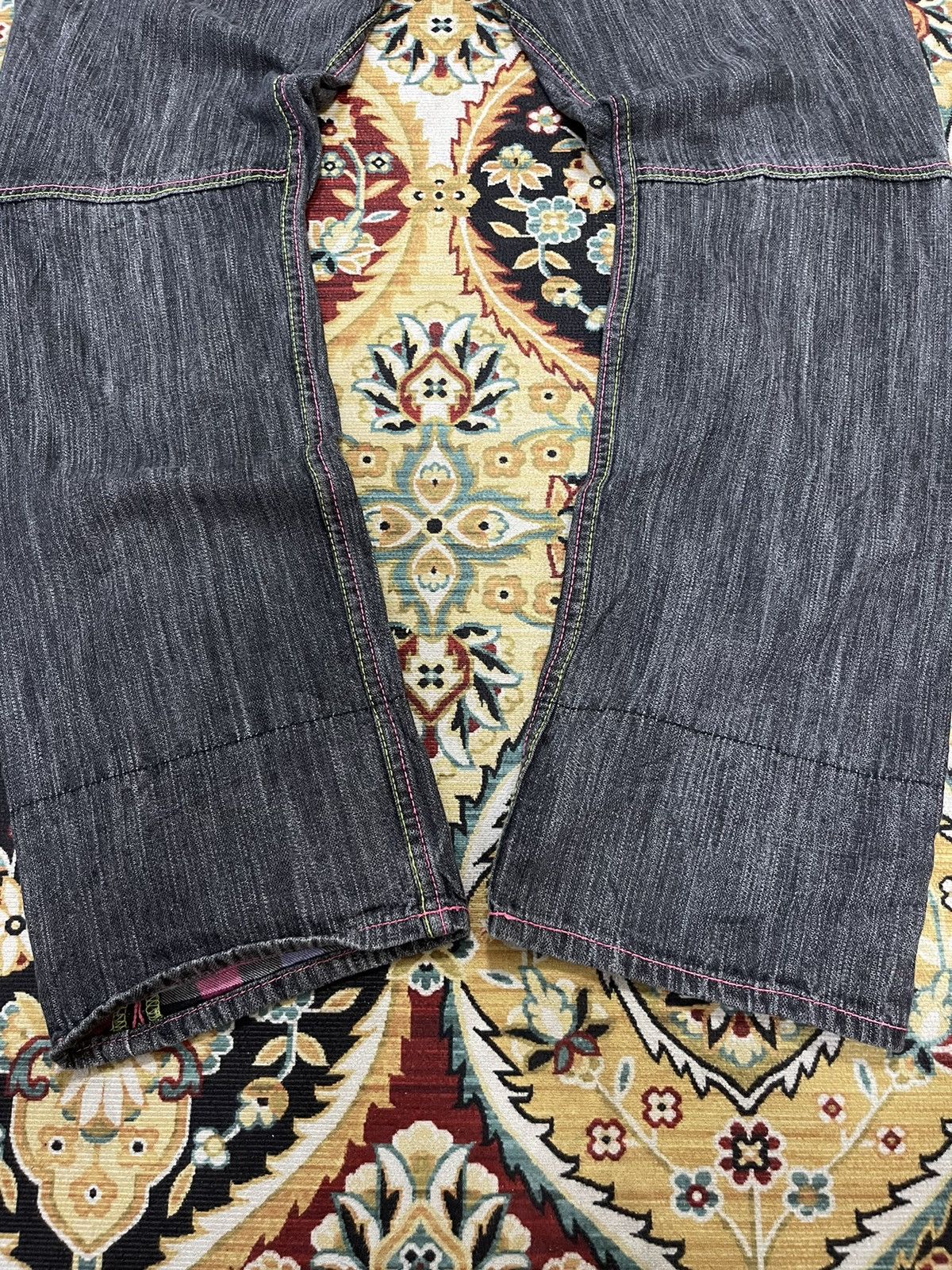 Vintage Japanese Adjustable Curved Leg Distress Denim Vintage Jeans Size US 30 / EU 46 - 5 Thumbnail
