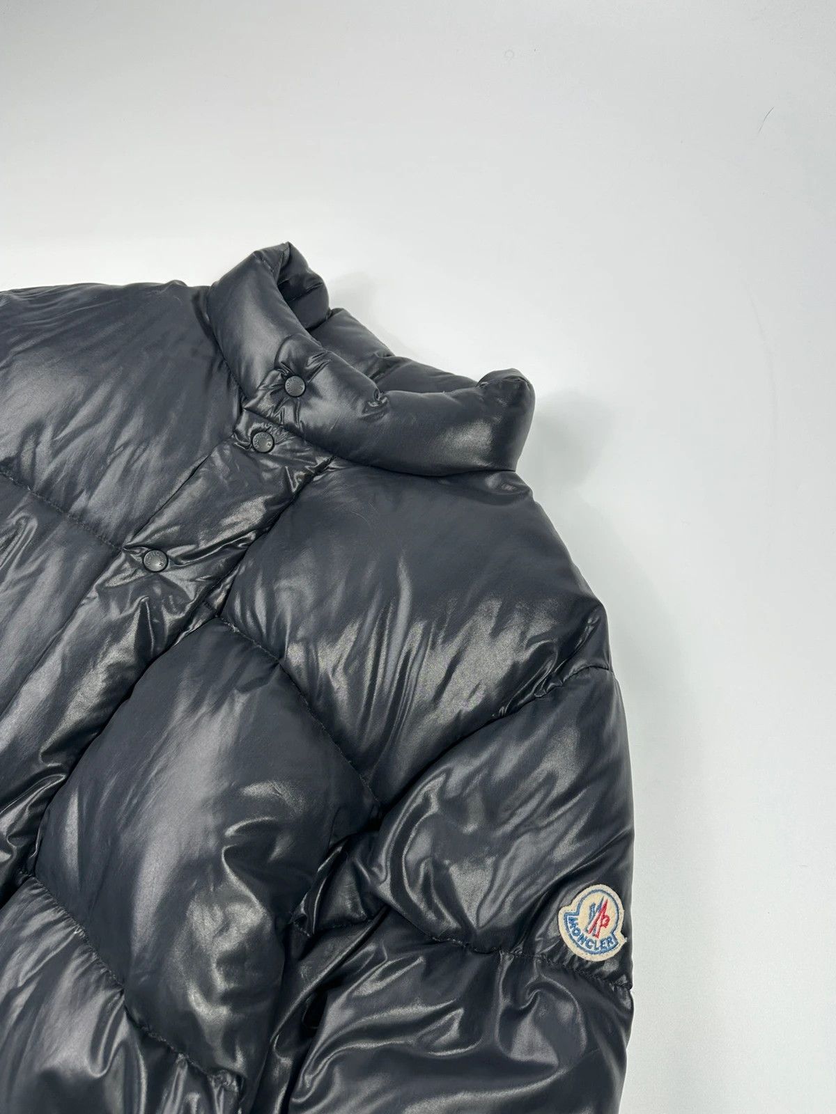 Moncler Moncler 90’s Black Vernis Nylon Hooded Down Puffer Jacket Size US S / EU 44-46 / 1 - 6 Thumbnail