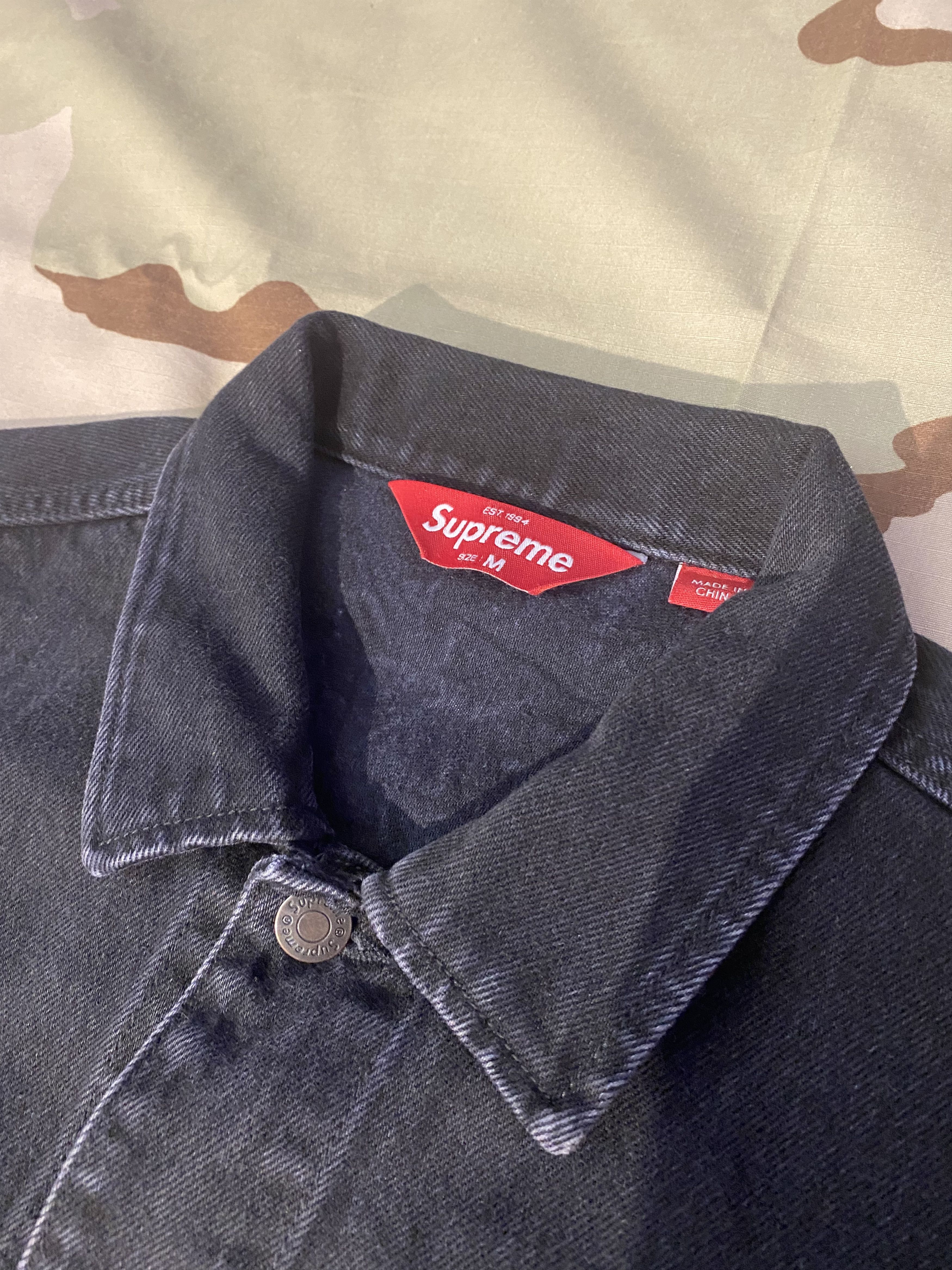 Supreme Supreme Shibori Denim Trucker Jacket Size US M / EU 48-50 / 2 - 3 Thumbnail