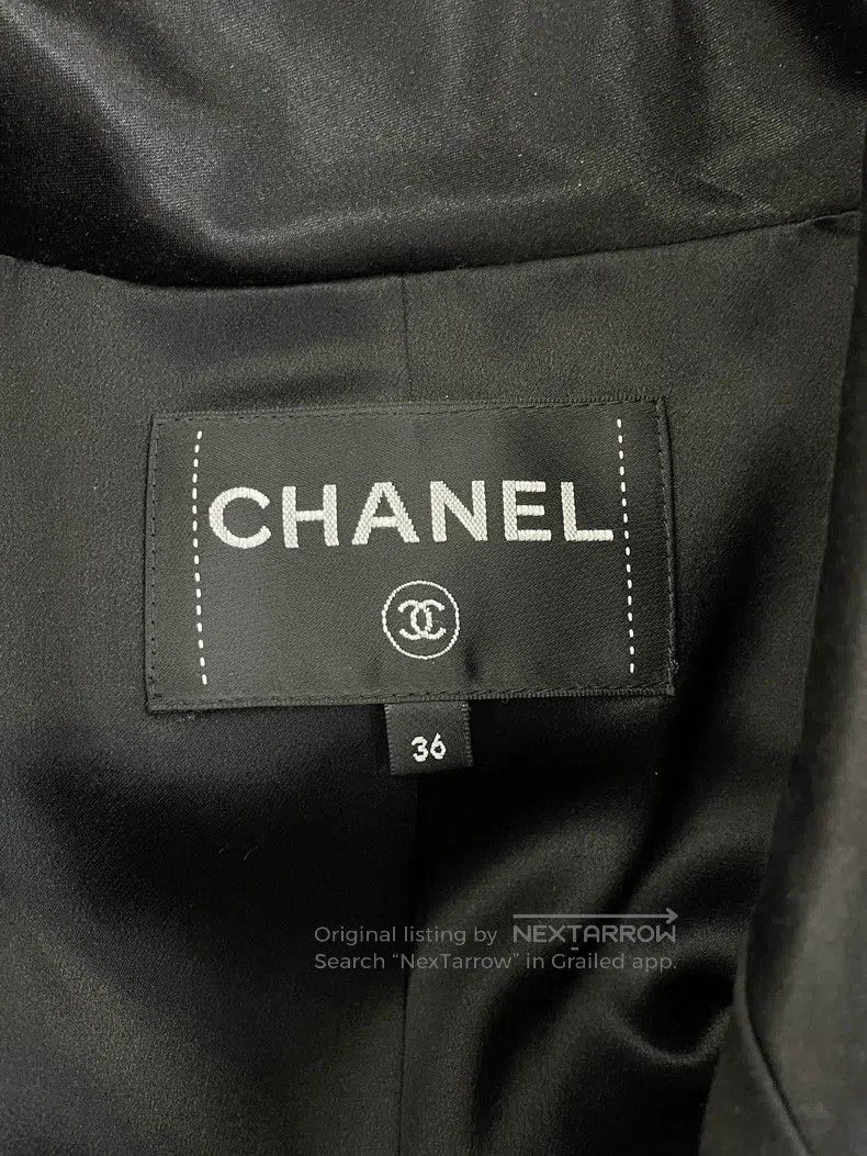 Chanel Chanel 22P black and white four-pocket lapel suit jacket Size XS / US 0-2 / IT 36-38 - 5 Thumbnail