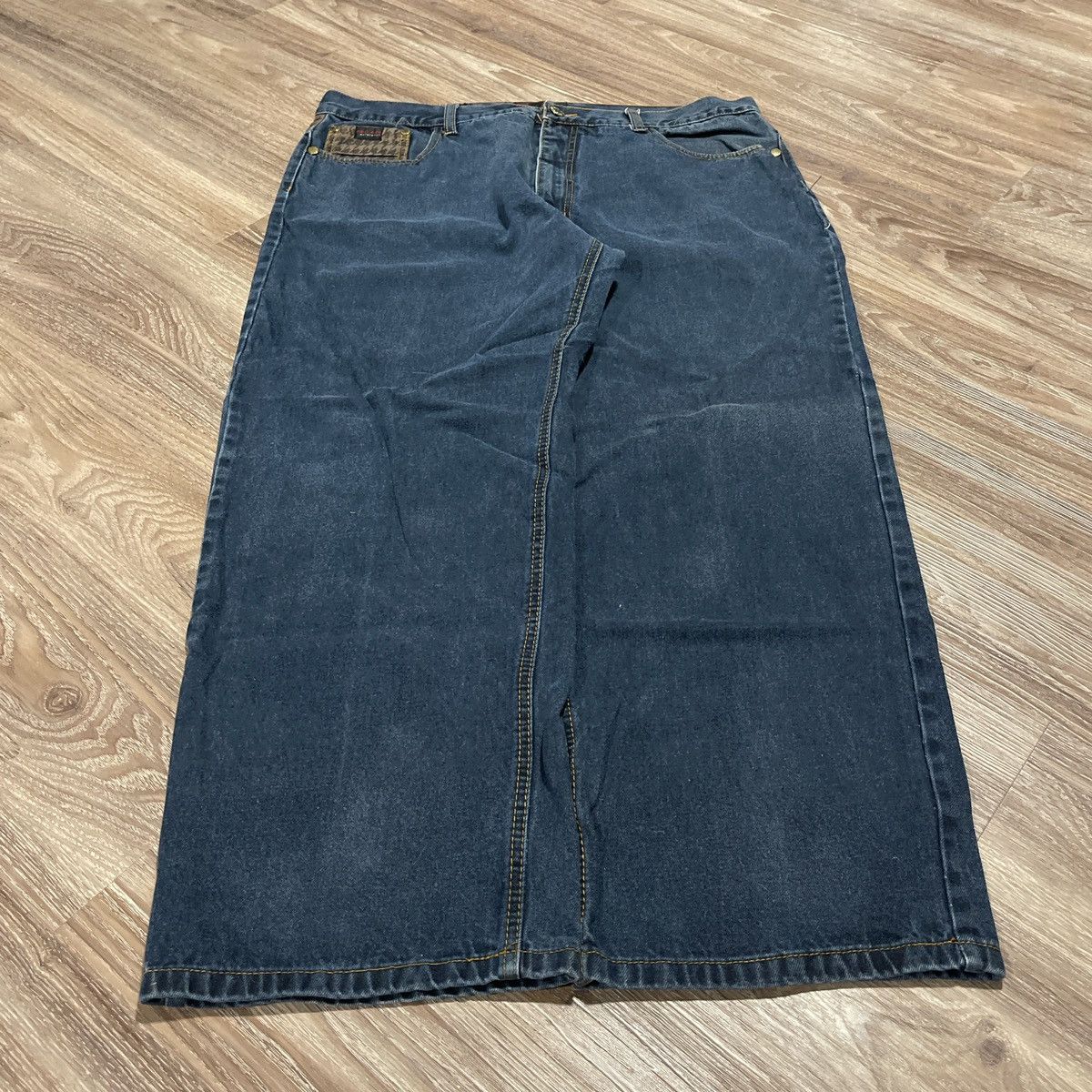 Japanese Brand × Vintage Vintage 90’s Red Ape Wide Leg Baggy Dark Wash Denim Size US 42 / EU 58 - 1 Thumbnail