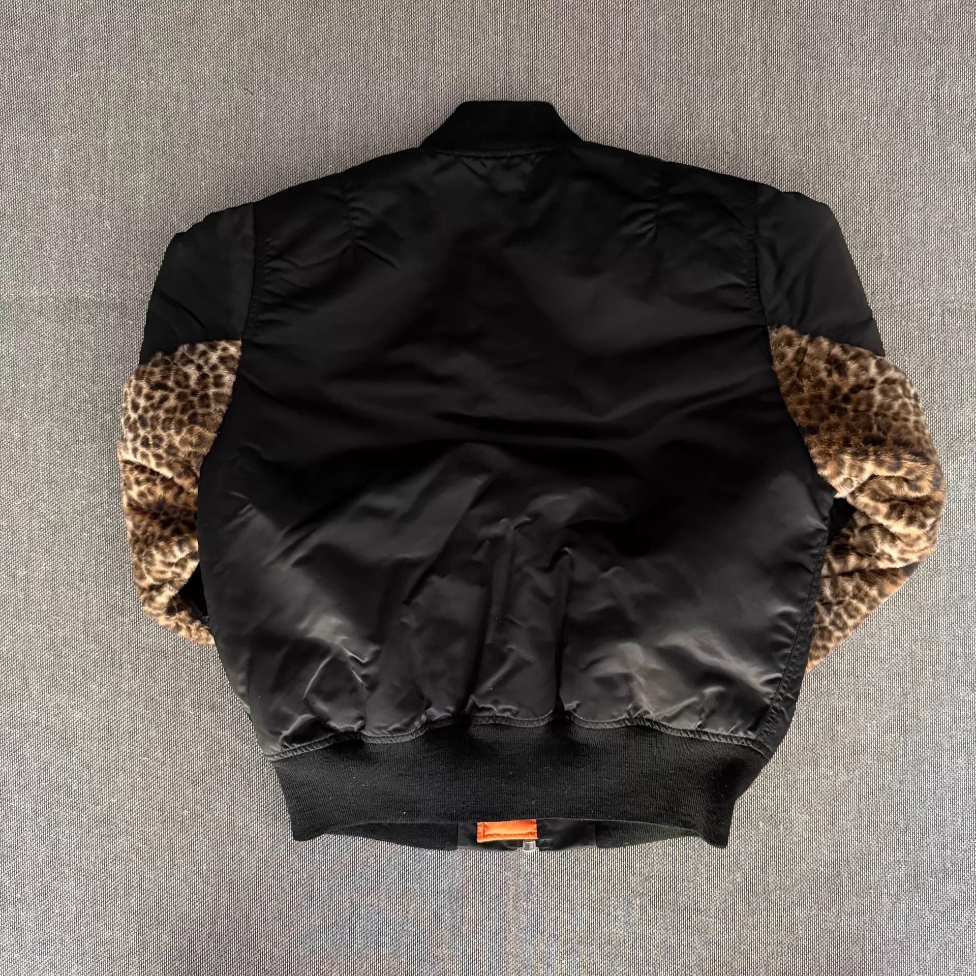 Wacko Maria Wacko Maria Leopard Print Ma1 Flight Jacket Black M 24aw Size US M / EU 48-50 / 2 - 2 Thumbnail