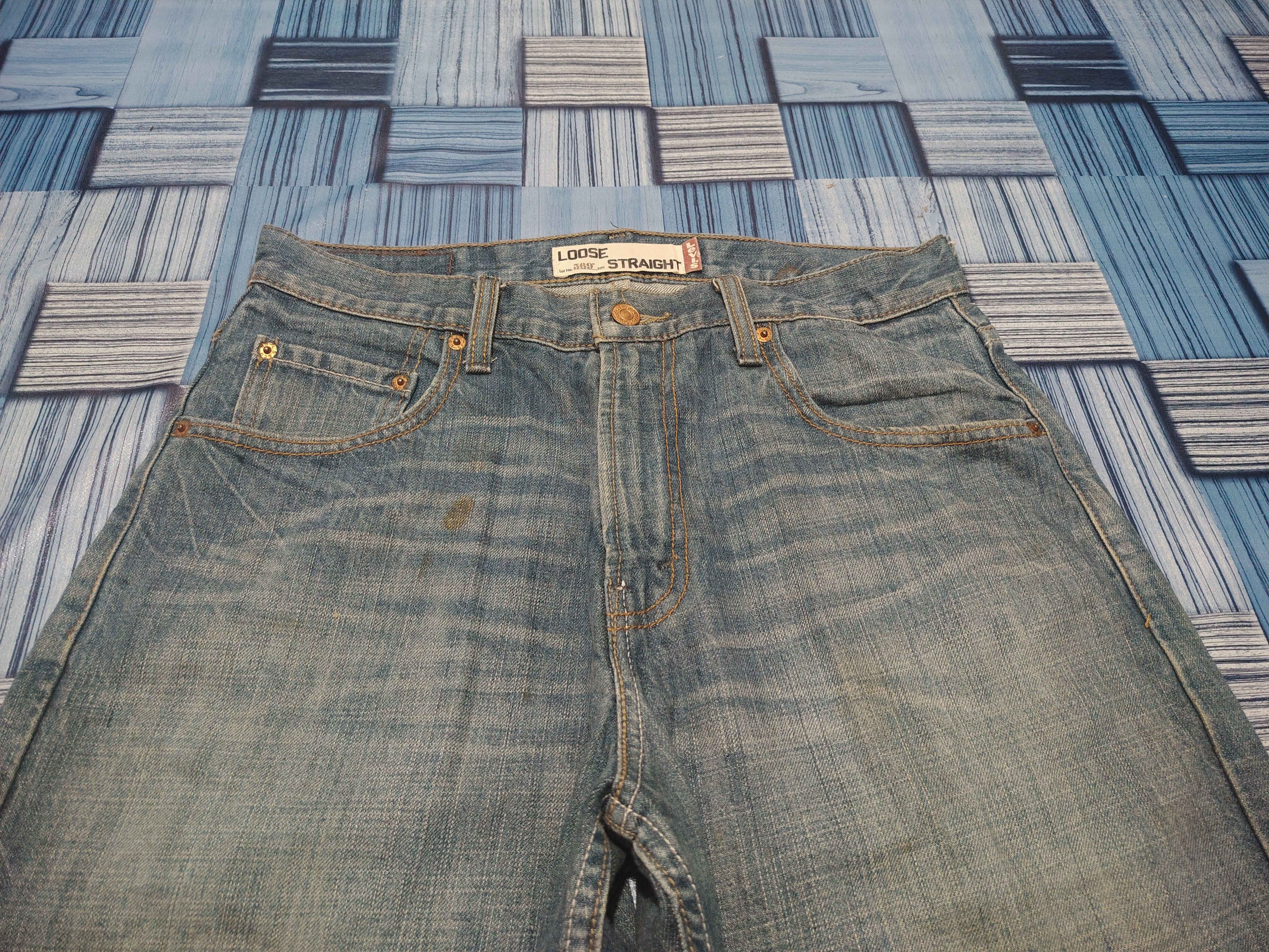 Levi's Japanese Levi's Loose Straight Distressed Denim Size US 30 / EU 46 - 4 Thumbnail