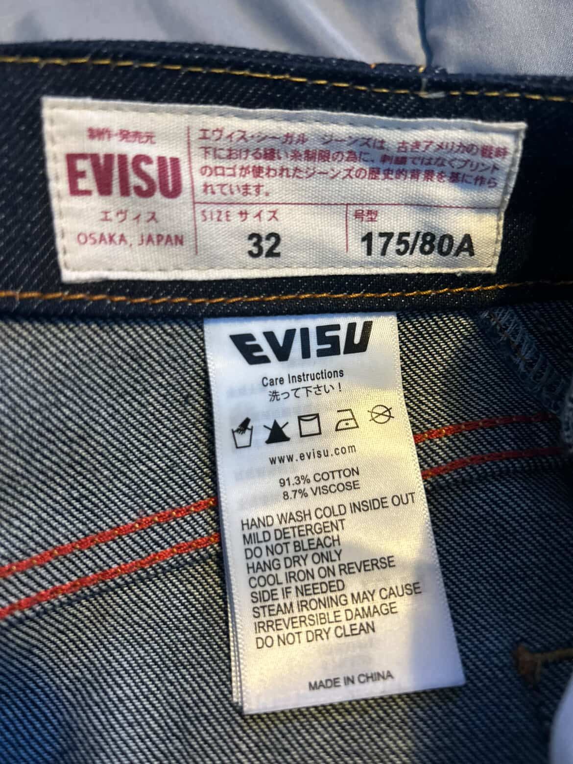 Evisu Evisu Selvedge Seagull Embroidery 3D Cut Denim Jeans Size US 32 / EU 48 - 6 Thumbnail