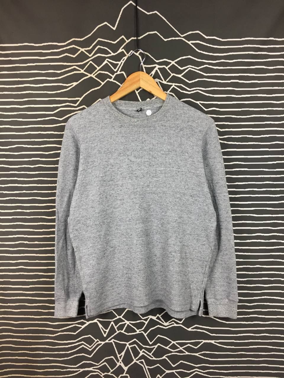 Uniqlo Uniqlo Casual Waffle knit Crew Neck Long Sleeve Tee Size S Size US S / EU 44-46 / 1 - 2 Thumbnail
