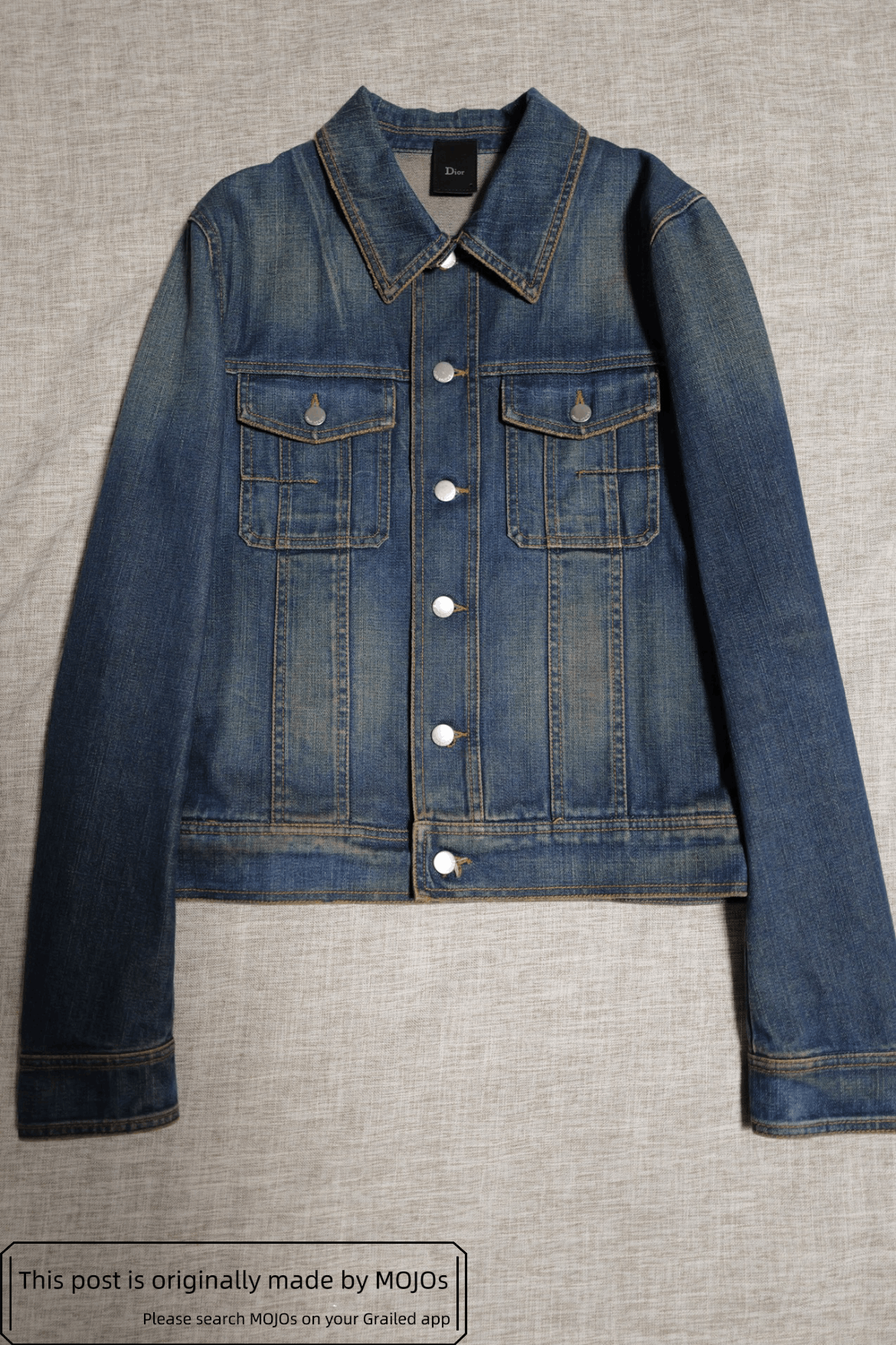 Dior Homme ice blue denim jacket 44 ディオールオム アイスブルー