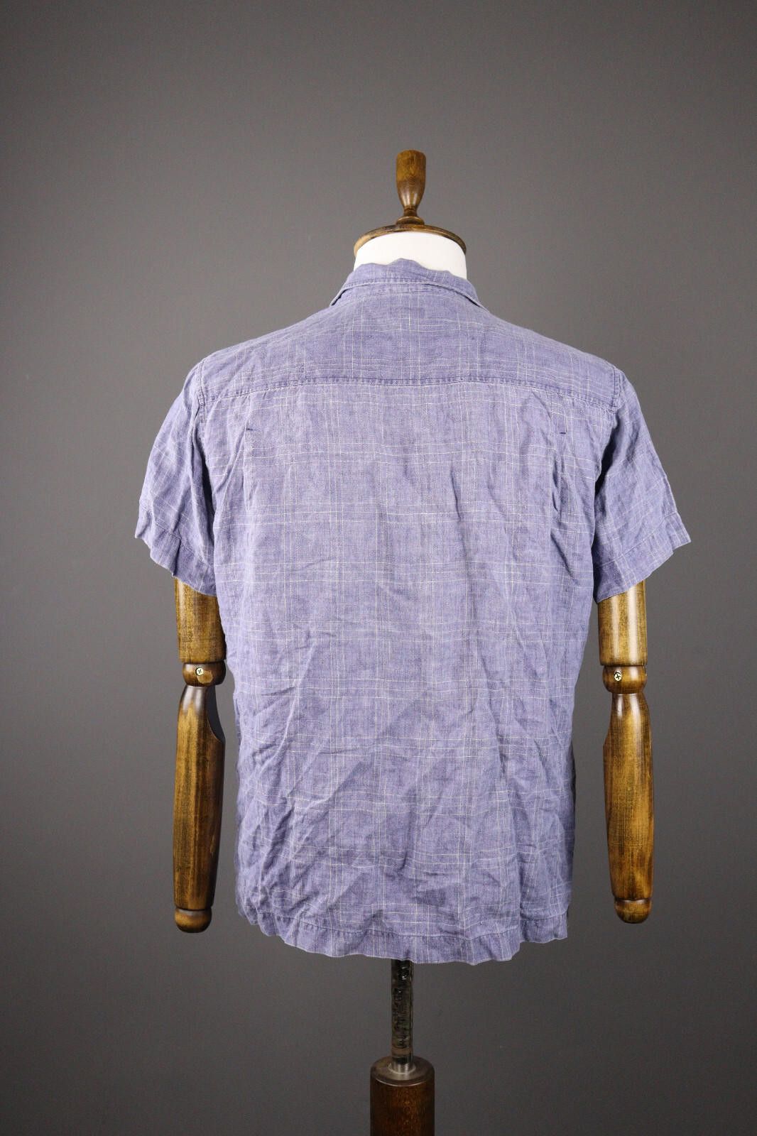 Ted Baker Ted Baker Shirt Specialist Linen Check Shirt Size 4 Size US M / EU 48-50 / 2 - 6 Thumbnail