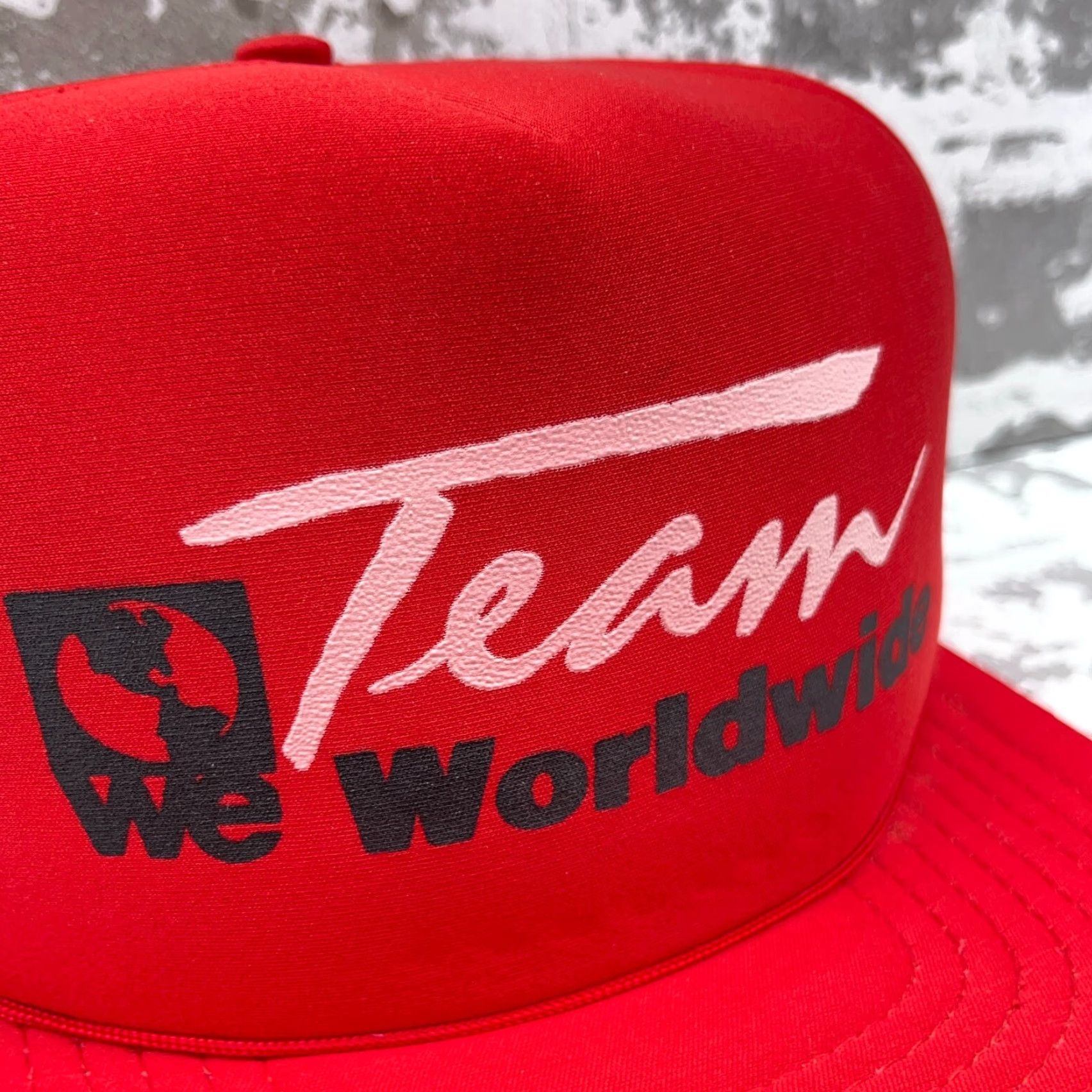 Vintage VINTAGE KENDA Hat Cap Snap Back Trucker Red White Adjustable 80s 90s USA Classic Retro Mens Baseball Style Men Red White Trucking Foam 00s Size ONE SIZE - 2 Thumbnail