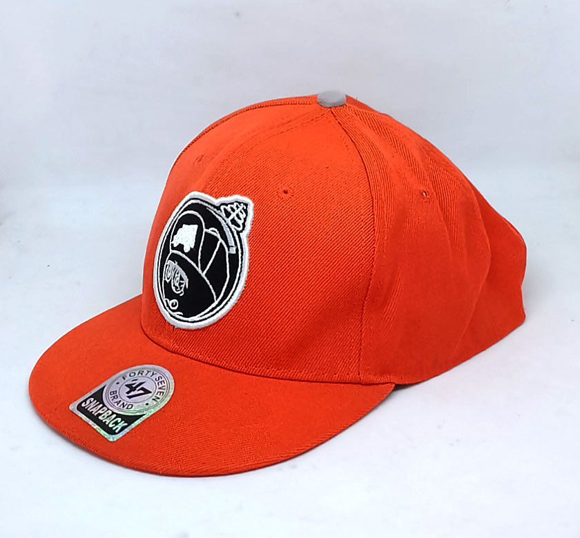 TRUKFIT Trukfit Orange Flat Brim Cap One Size Snapback Hat Size ONE SIZE - 7 Thumbnail