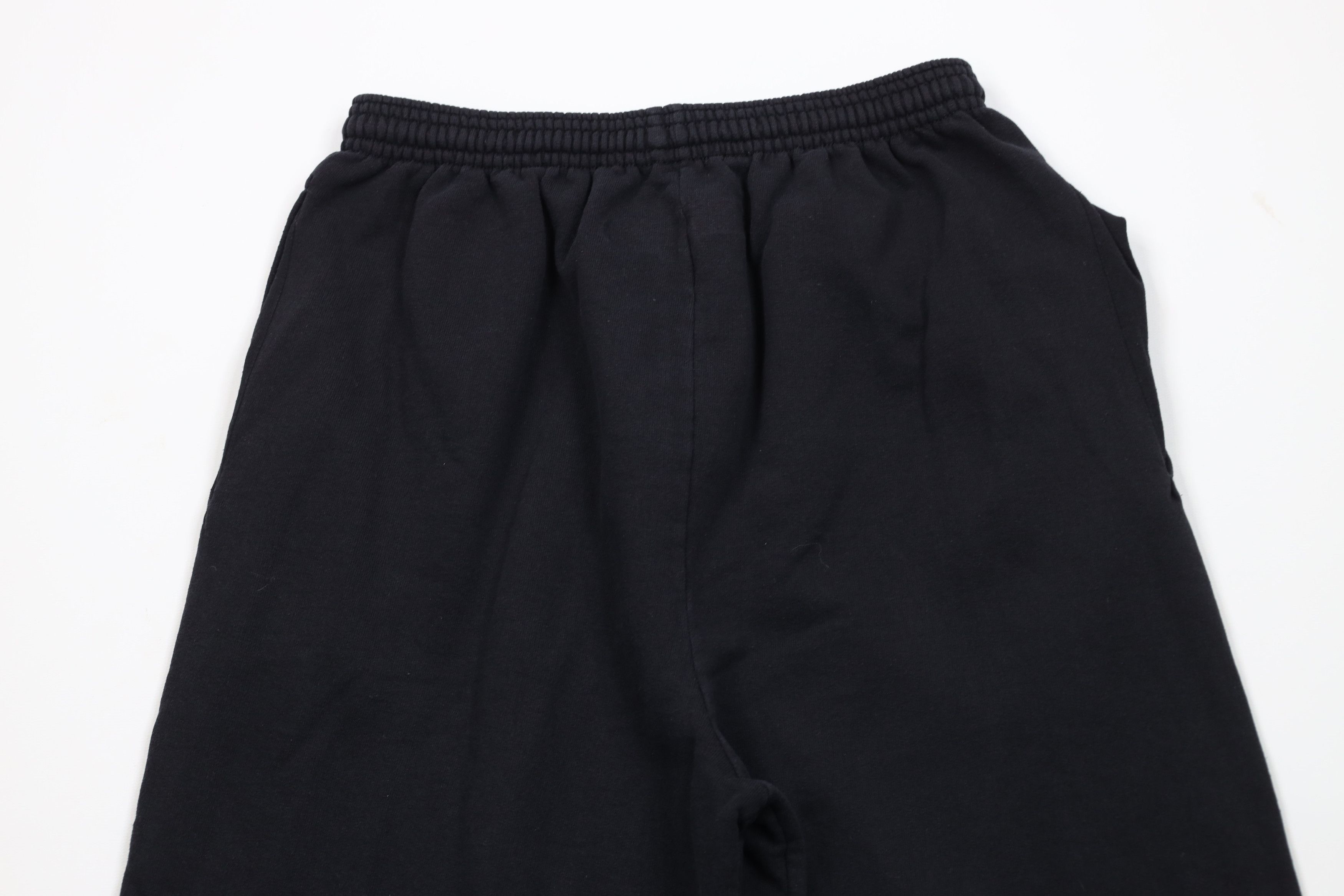Vintage Vintage Y2K Streetwear Faded Blank Sweatpants Pants Black Size US 32 / EU 48 - 10 Thumbnail