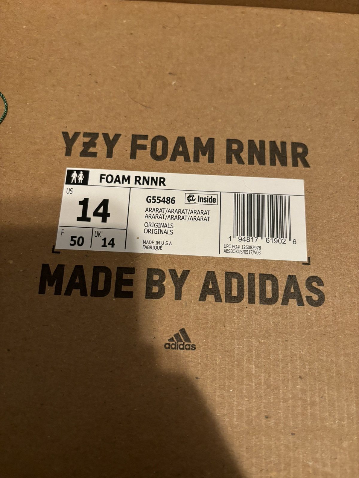 Yeezy Yeezy Foam Runner Ararat Size 14 Size US 14 / EU 47 - 3 Thumbnail