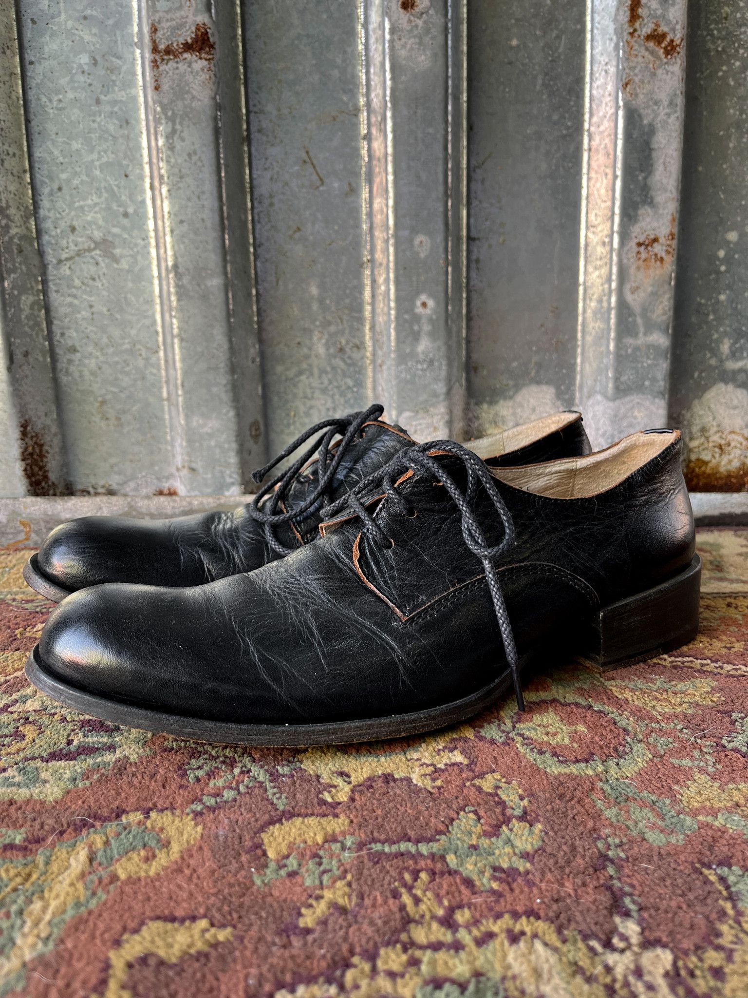 Vintage Kyoji Maruyama Artisanal Derby Leather Shoes | Grailed