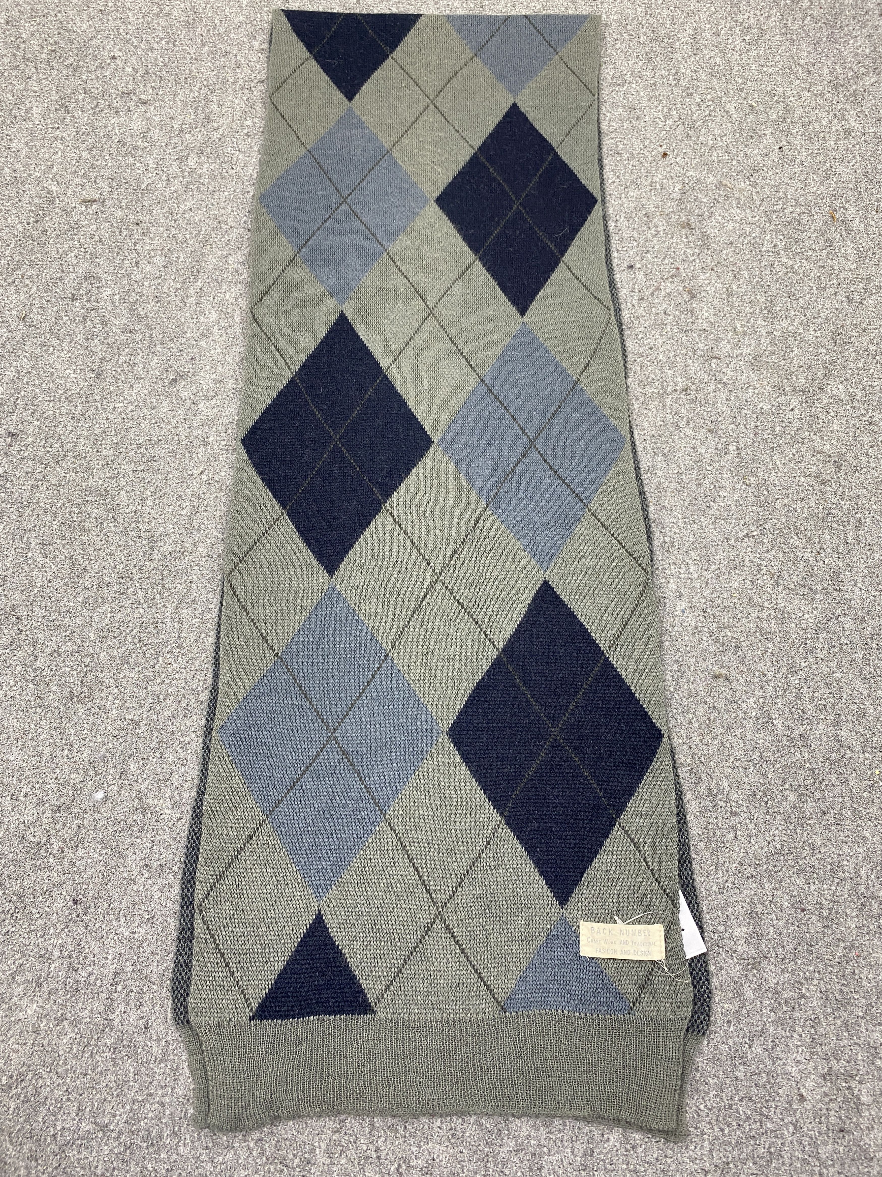Japanese Brand Back Number Scarf / Muffler / Neckwear SC0318 Size ONE SIZE - 2 Thumbnail