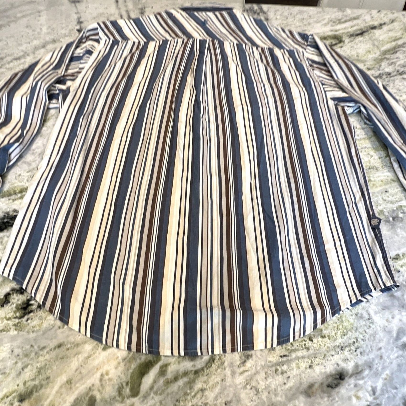 Rocawear Rocawear Shirt Men’s XL Long Sleeve Button Down Striped Cotton Size US XL / EU 56 / 4 - 7 Thumbnail