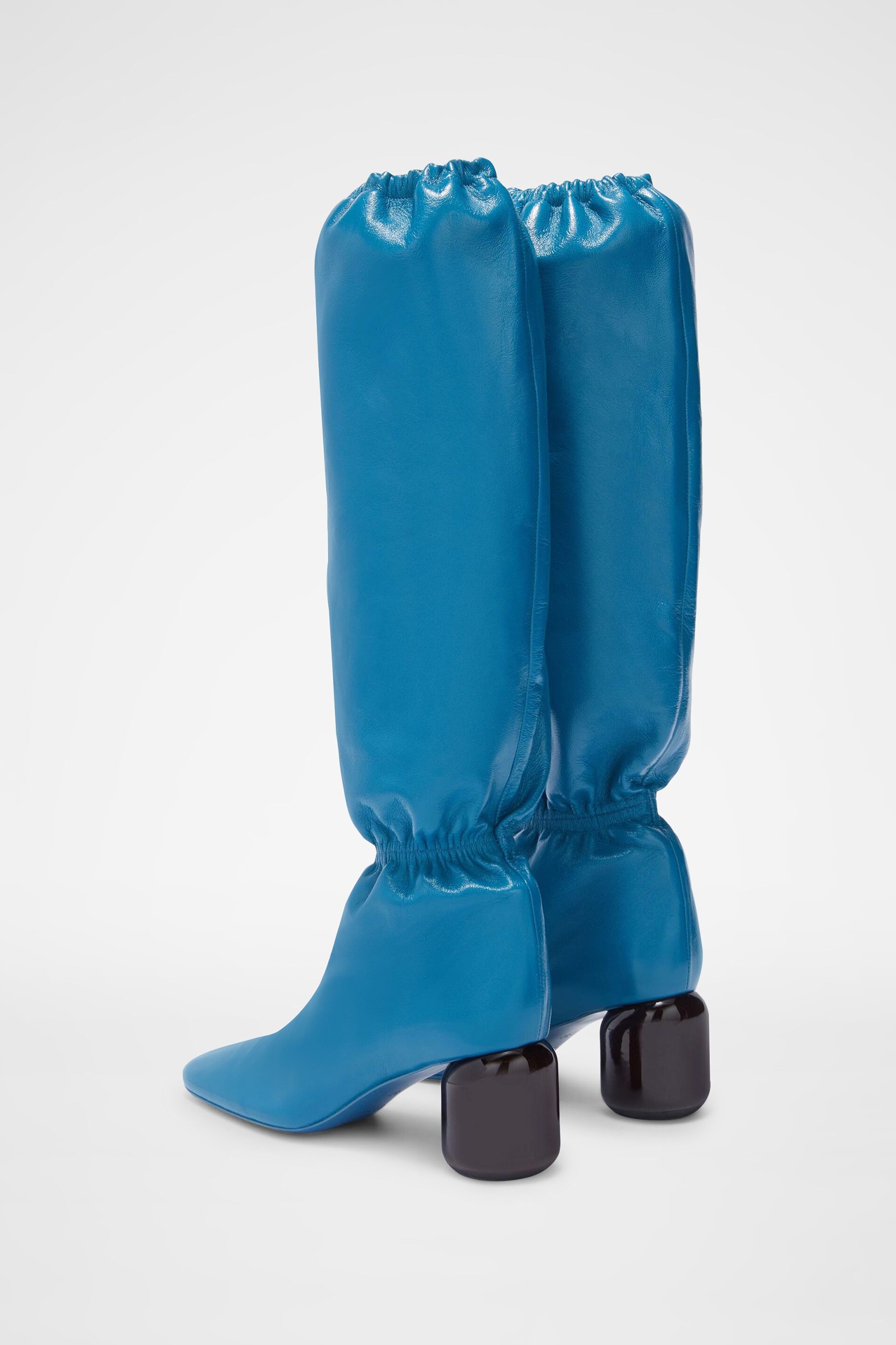 Jil Sander o1y1025 Boots in Azure Size US 5 / IT 35 - 3 Thumbnail