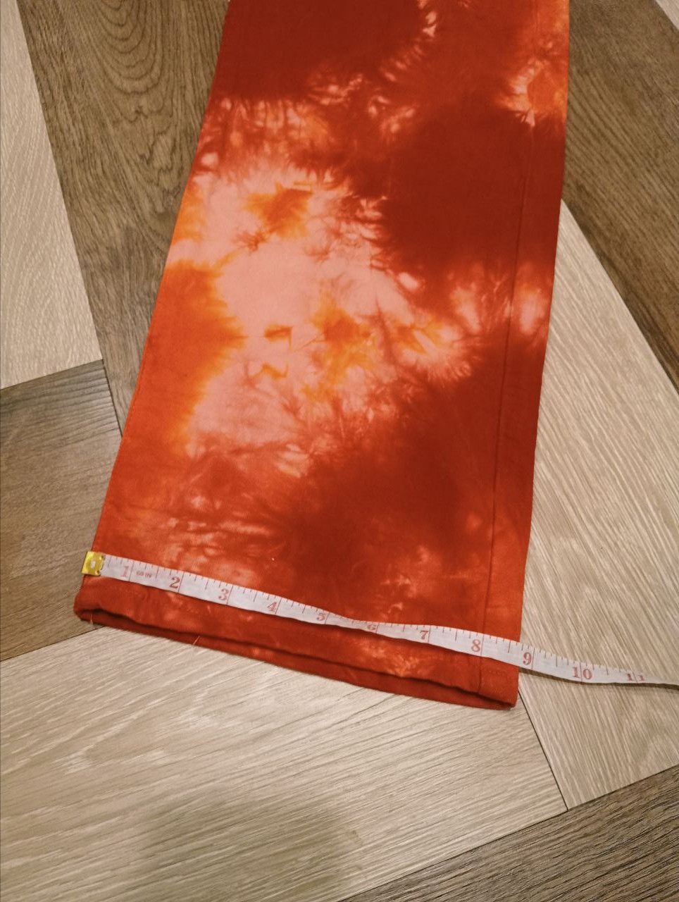 Fiorucci VINTAGE FIORUCCI SAFETY JEANS TIE-DYE WIDE PANTS Size US 28 / EU 44 - 16 Thumbnail