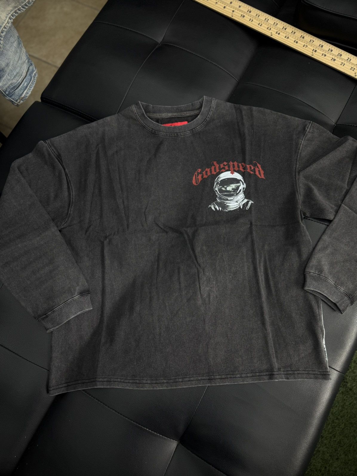 Godspeed Godspeed Moon Astronaut L/S Tee Shirt Size Small (NEW) Size US S / EU 44-46 / 1 - 1 Thumbnail