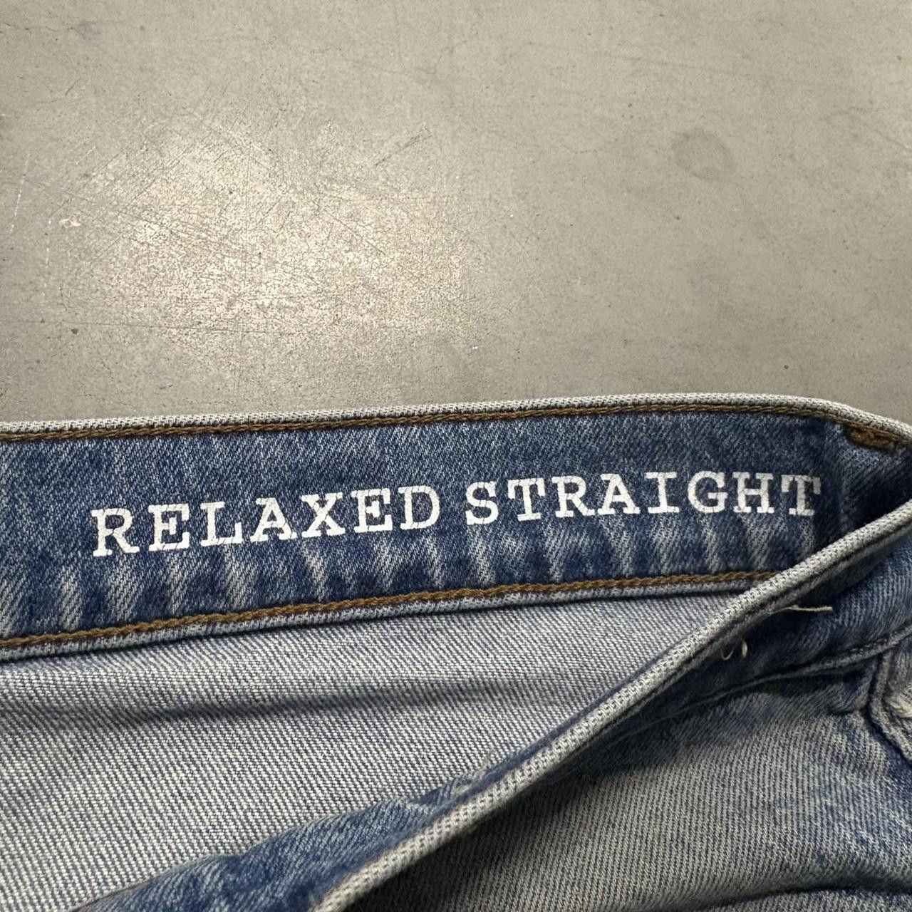 Vintage Crazy Vintage Y2K/2000s Super Baggy Tall Medium Wash Denim Jeans! Size US 36 / EU 52 - 8 Thumbnail
