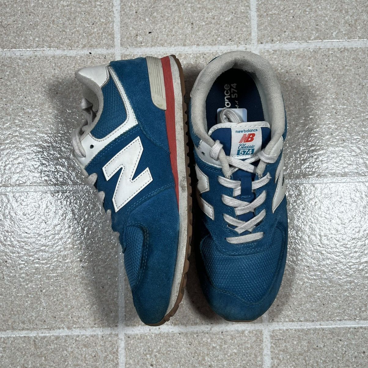 New Balance New Balance 574 Rainbow Pack Natural Indigo Sneakers Mens Size US 7 / EU 40 - 3 Thumbnail