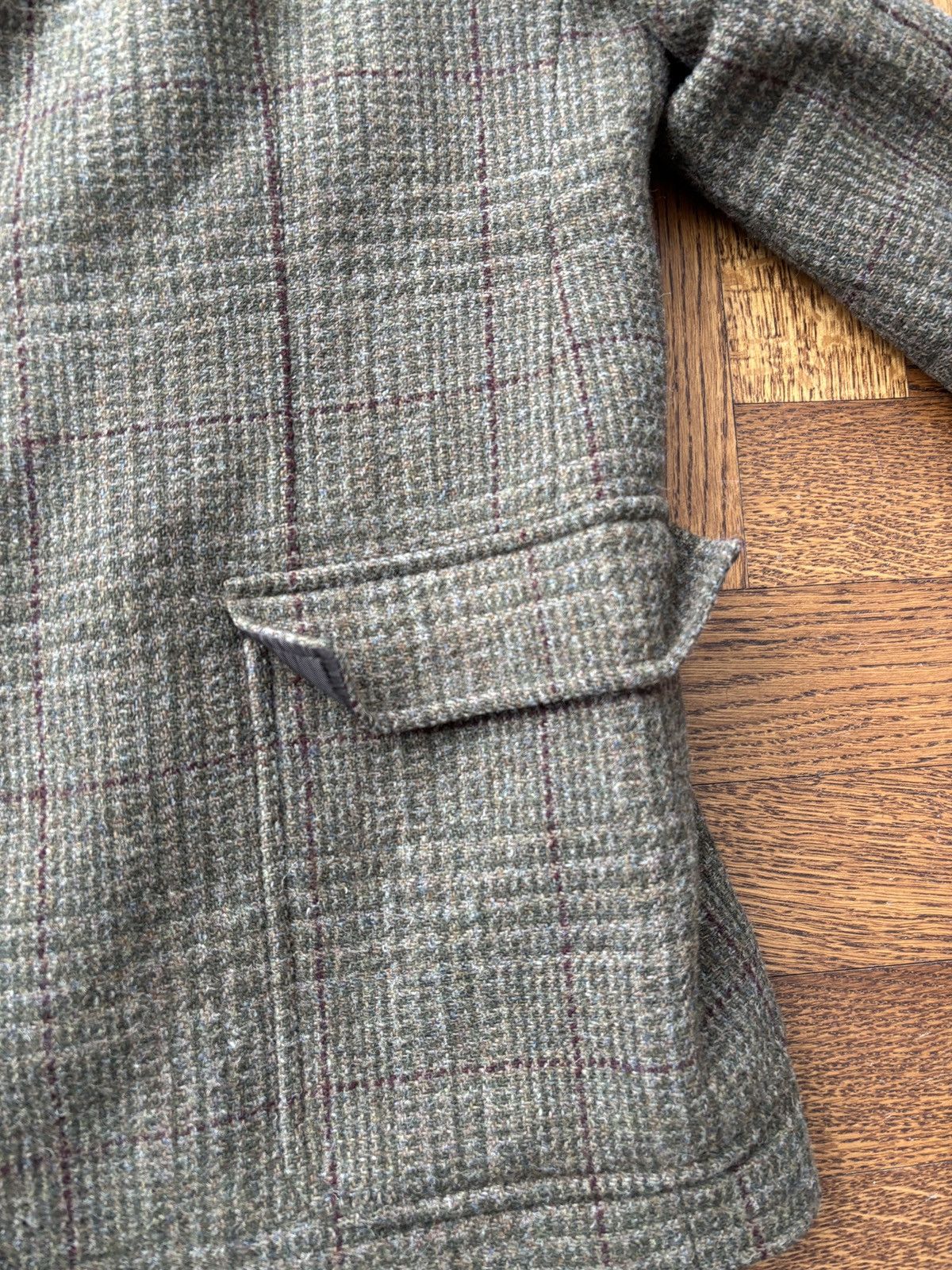Harris Tweed × Polo Ralph Lauren × Vintage Vintage Polo Ralph Lauren Blazer Vintage Tweed Wool Plaid Size 44R - 14 Thumbnail