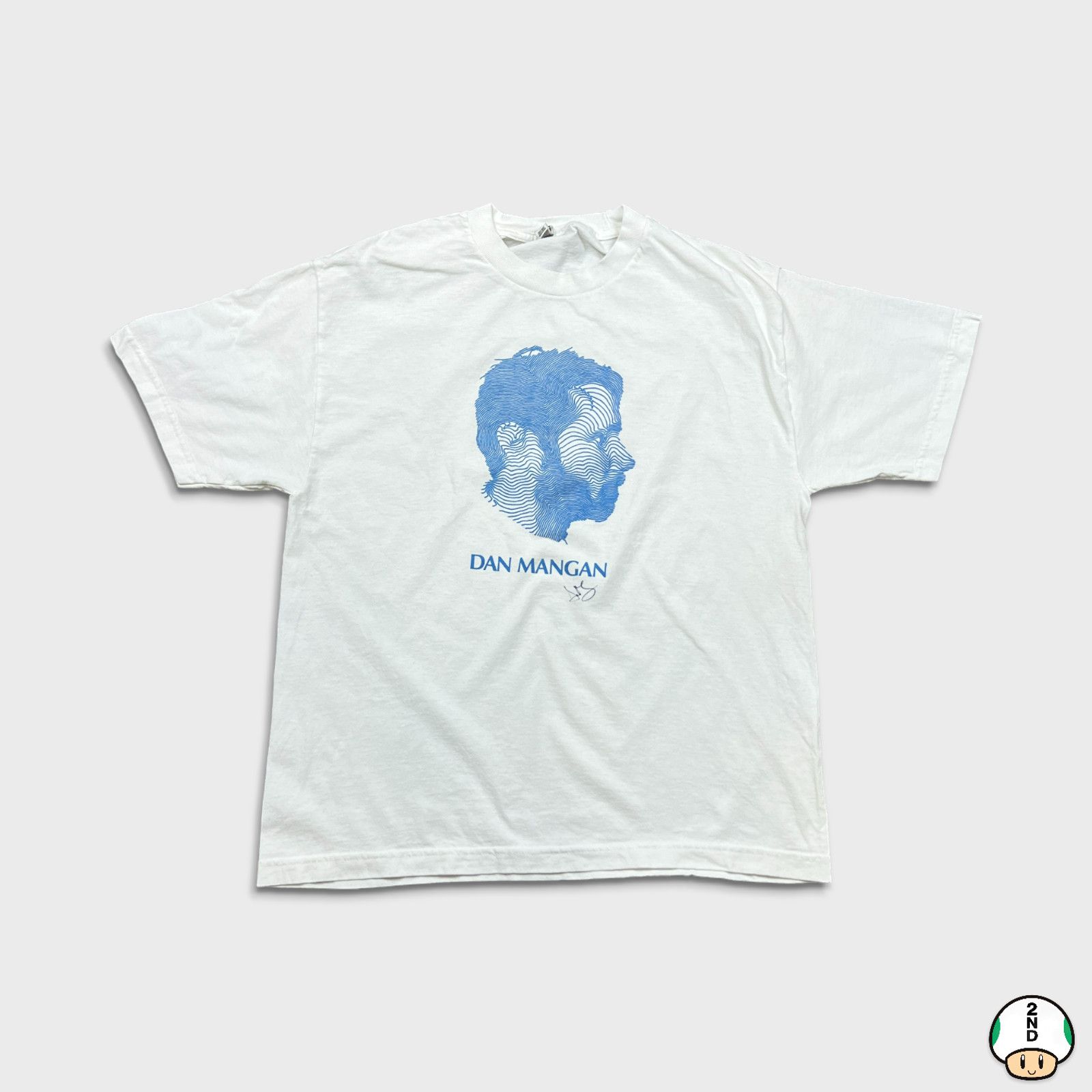 Band Tees × Vintage VTG Dan Mangan Gel Pen T Shirt Large Autographed Band Tee Size US L / EU 52-54 / 3 - 1 Thumbnail