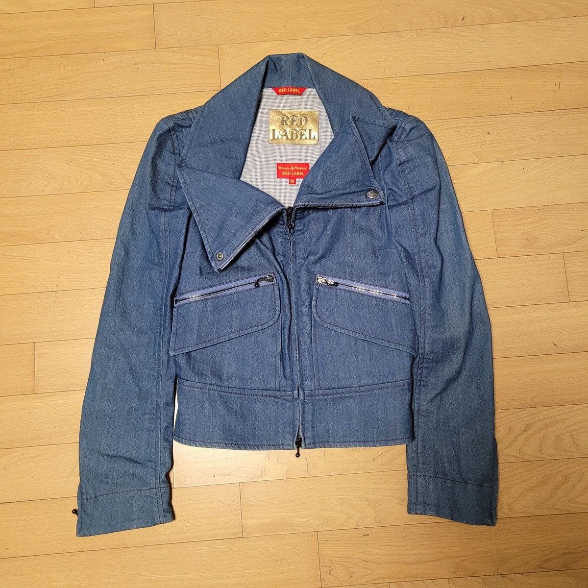 Image of Vivienne Westwood 09Ss Denim Jacket, Women's (Size XS)