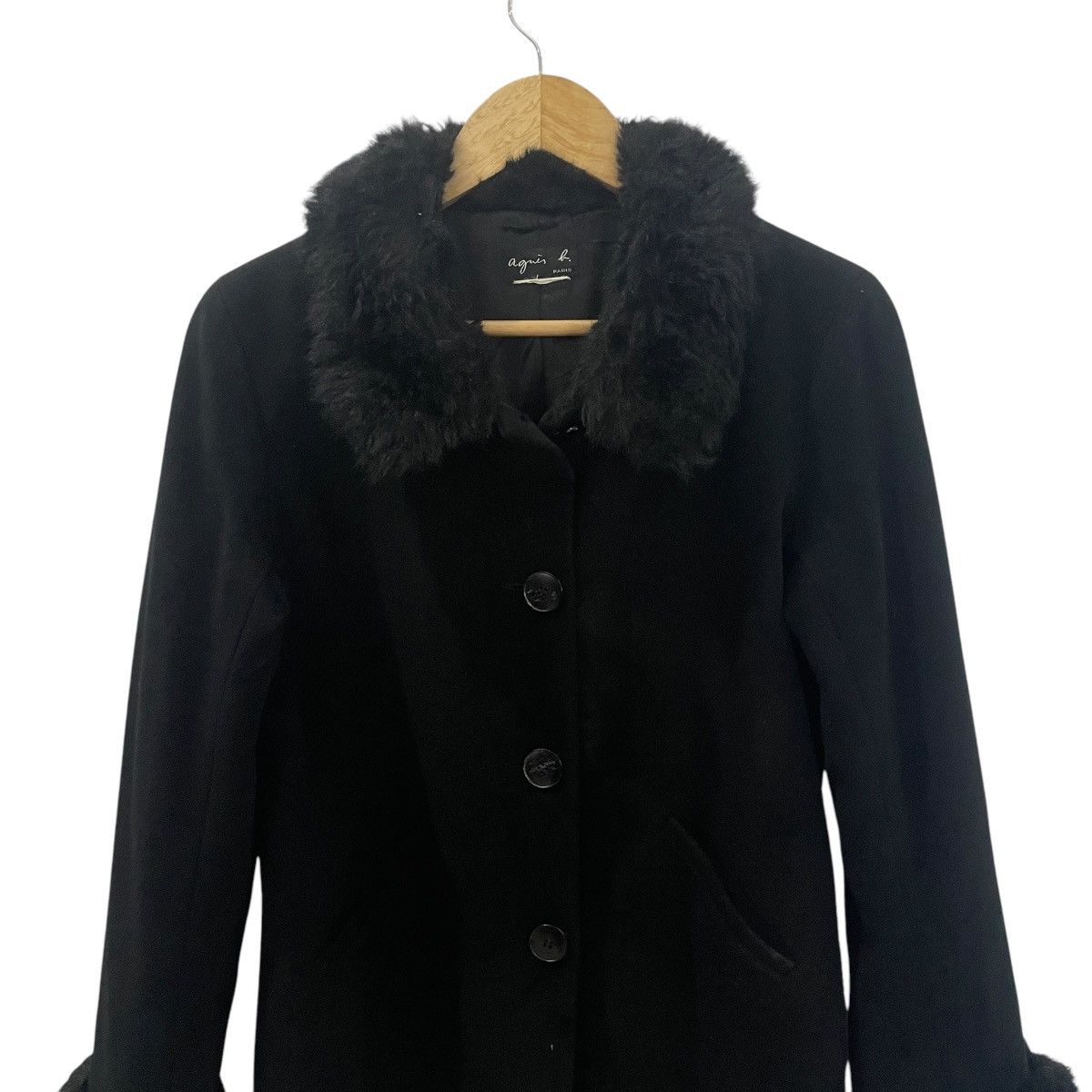 agnes b. Vintage Agnes B Paris Trench Coat Size L / US 10 / IT 46 - 4 Thumbnail