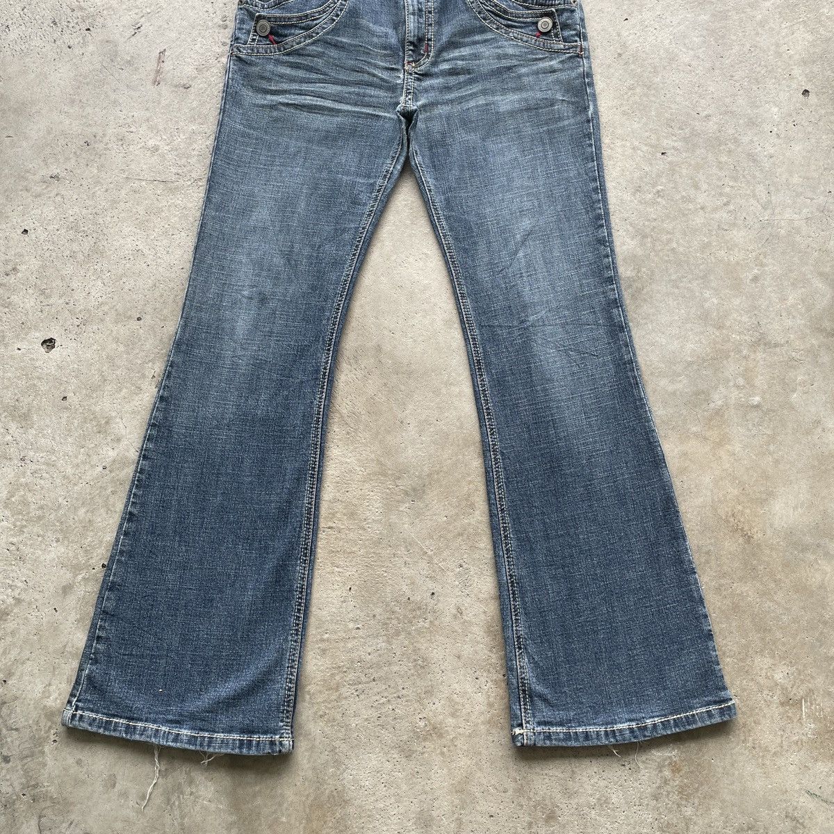 If Six Was Nine W32 Vintage Japan Flare Denim Faded Bootcut Jeans Pants Size US 32 / EU 48 - 5 Thumbnail