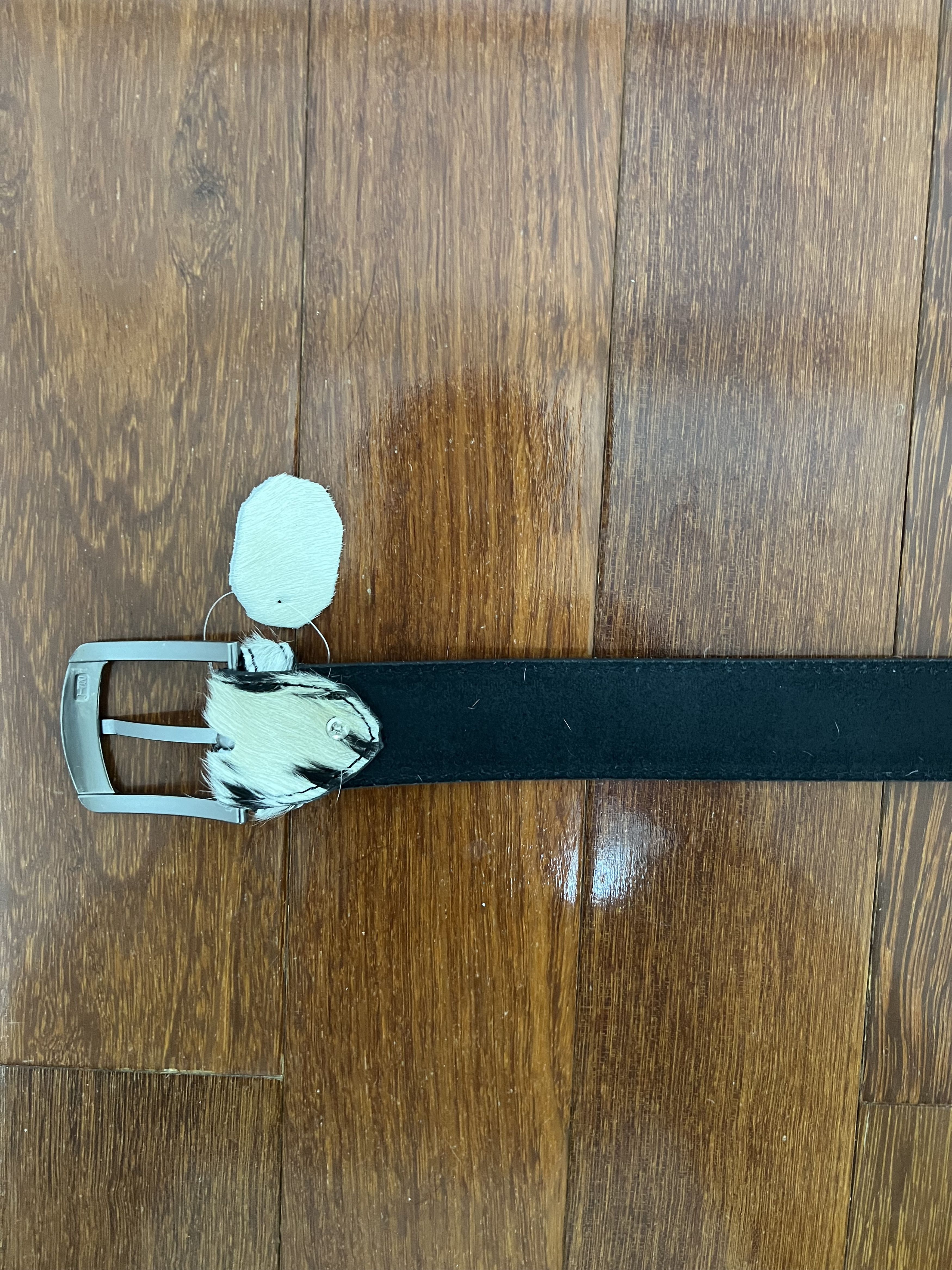 Mutimer 💚 Mutimer Triple White Cowhide Belt NEW Small/Medium Size ONE SIZE - 4 Thumbnail