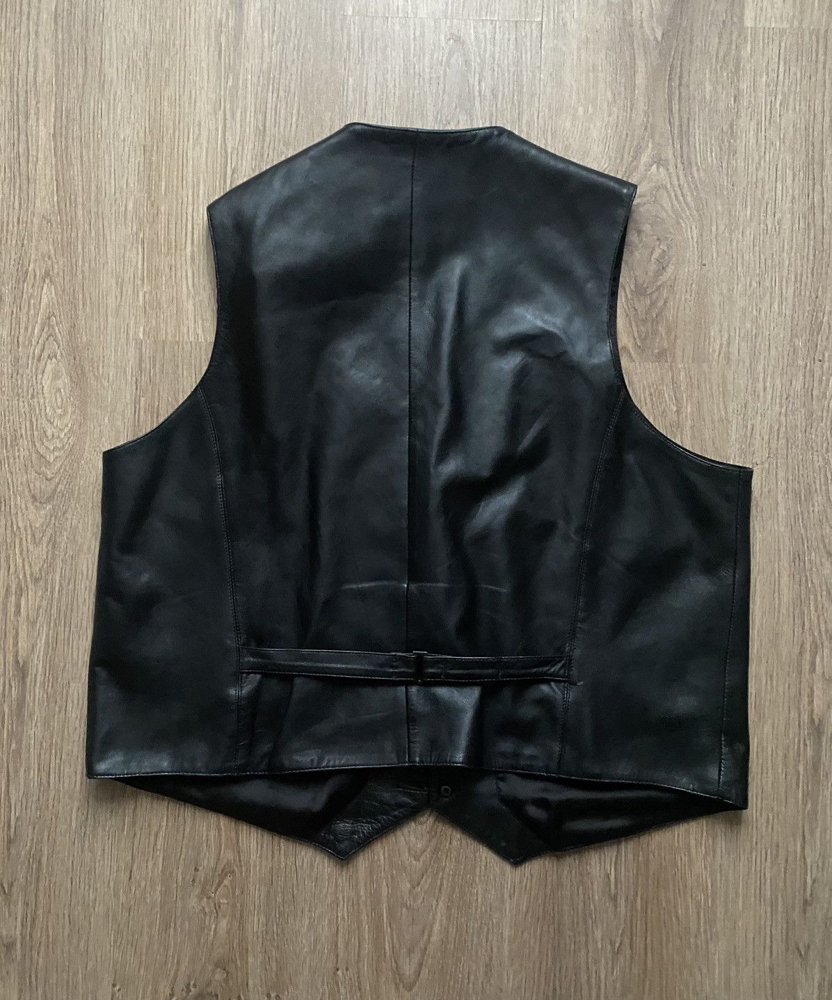 Japanese Brand × Vintage Vintage Avant garde Leather Opium crazy Cowboy Vest XXL Size US XL / EU 56 / 4 - 3 Thumbnail