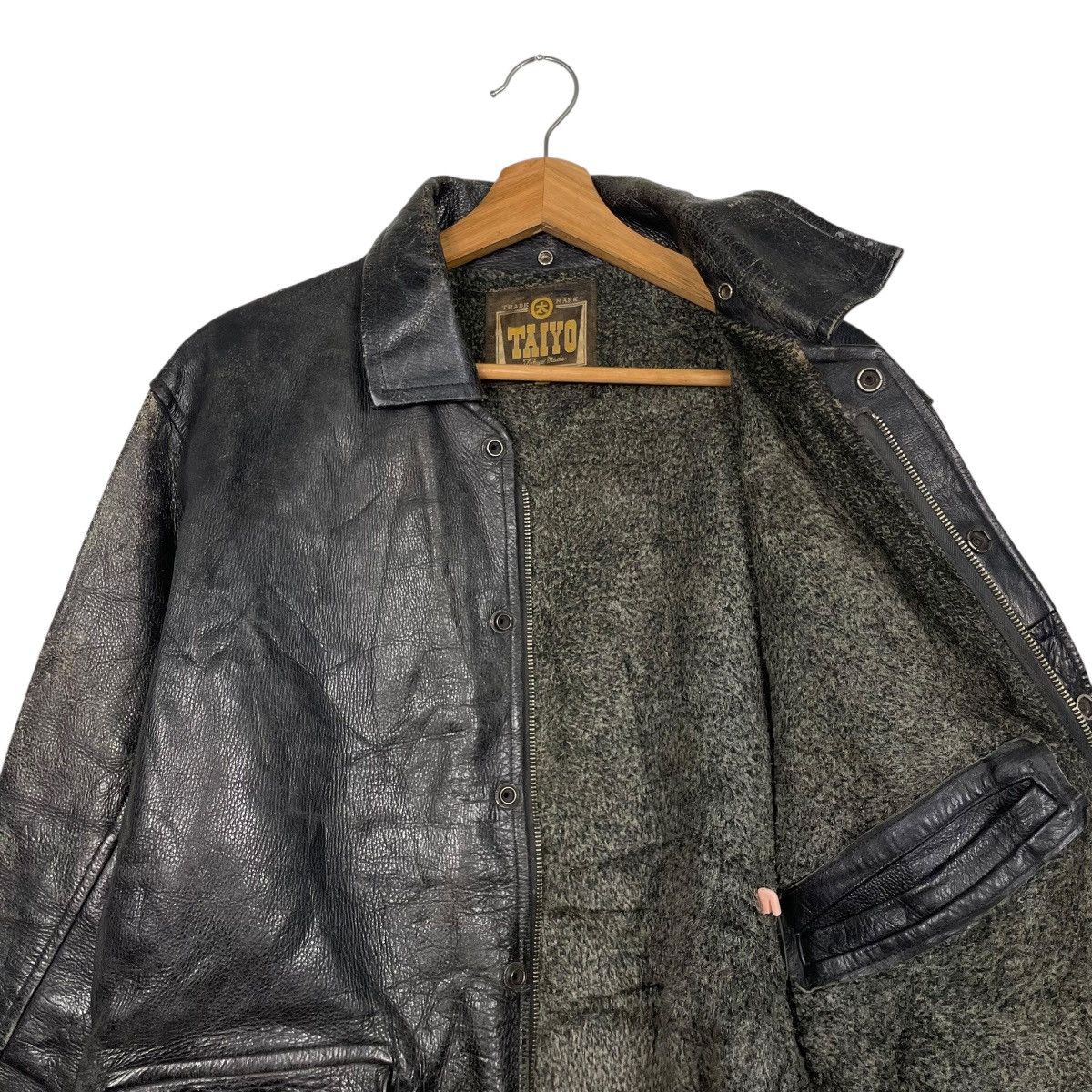 Japanese Brand Taiyo Tokyo Made Leather Jacket Size US S / EU 44-46 / 1 - 10 Thumbnail