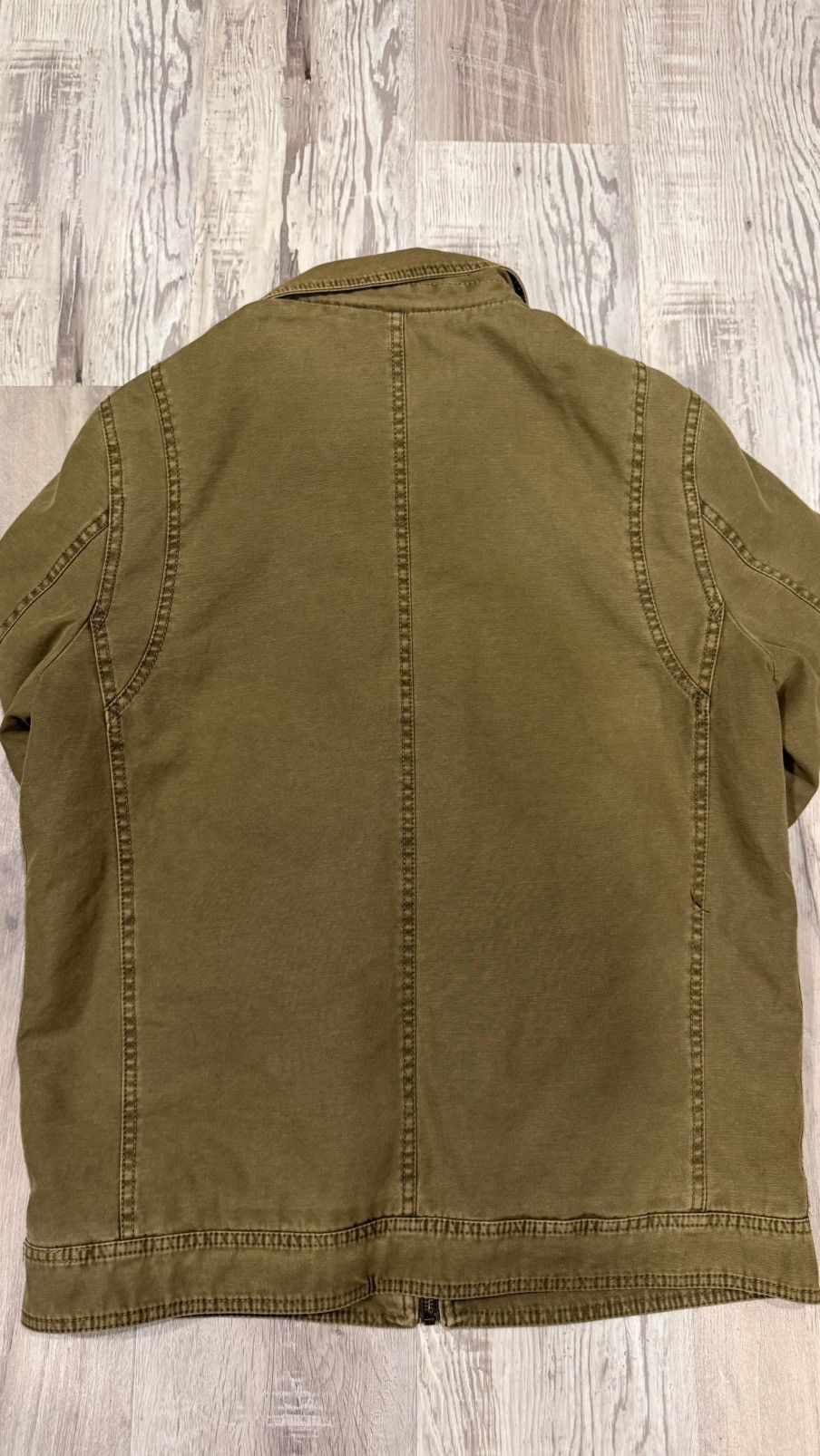 Guess Vintage Guess kaki Bomber jacket With fur Hoodie Size US M / EU 48-50 / 2 - 3 Thumbnail