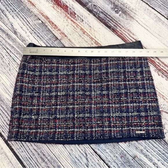 Abercrombie & Fitch Abercrombie & Fitch Wool Blend Metallic Tweed Micro Mini Ski Size 32" / US 10 / IT 46 - 7 Thumbnail