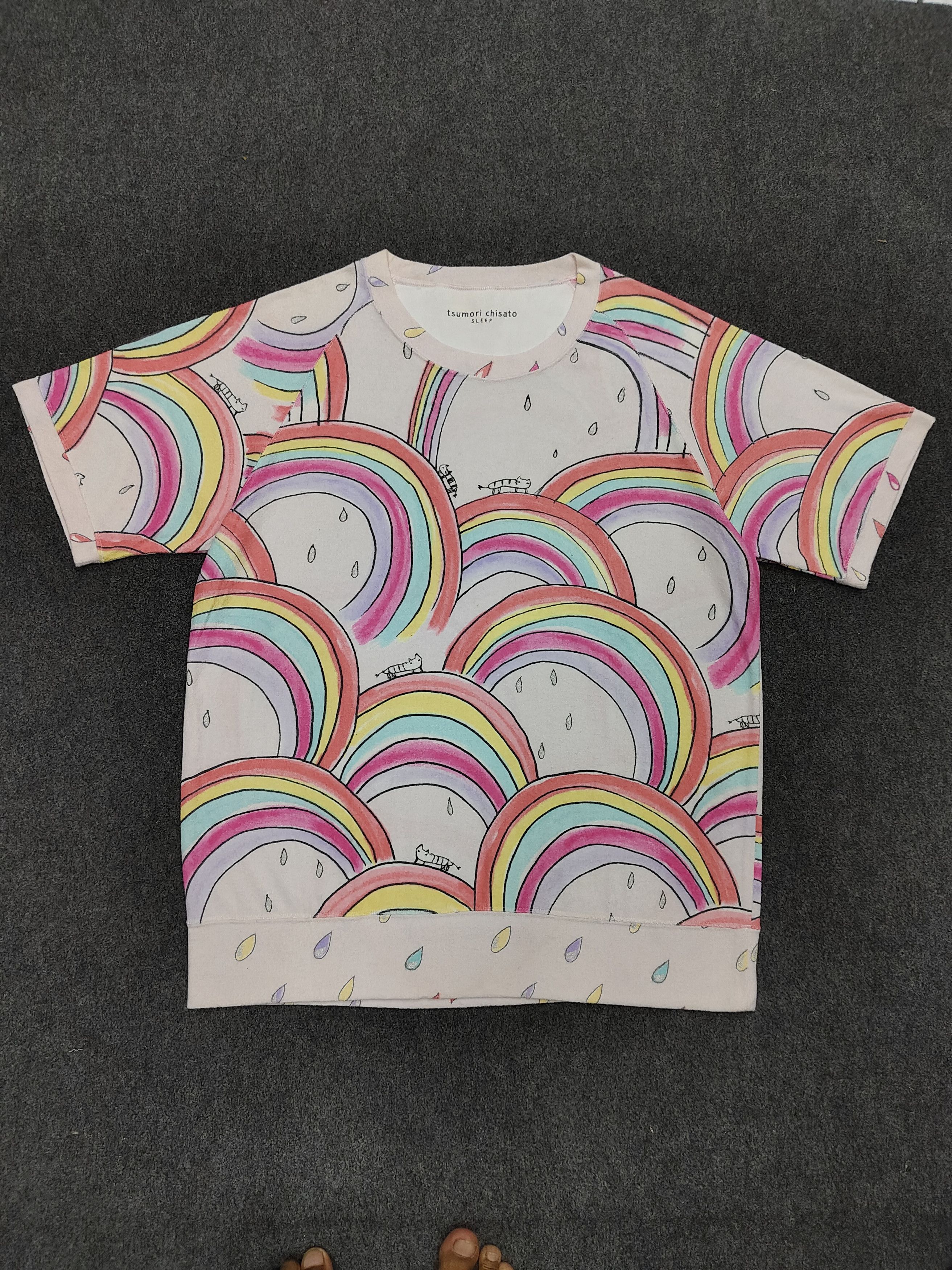 Tsumori Chisato 🇯🇵 Tsumori Chisato 🇯🇵 Rainbow Art Tshirt Size L / US 10 / IT 46 - 4 Thumbnail