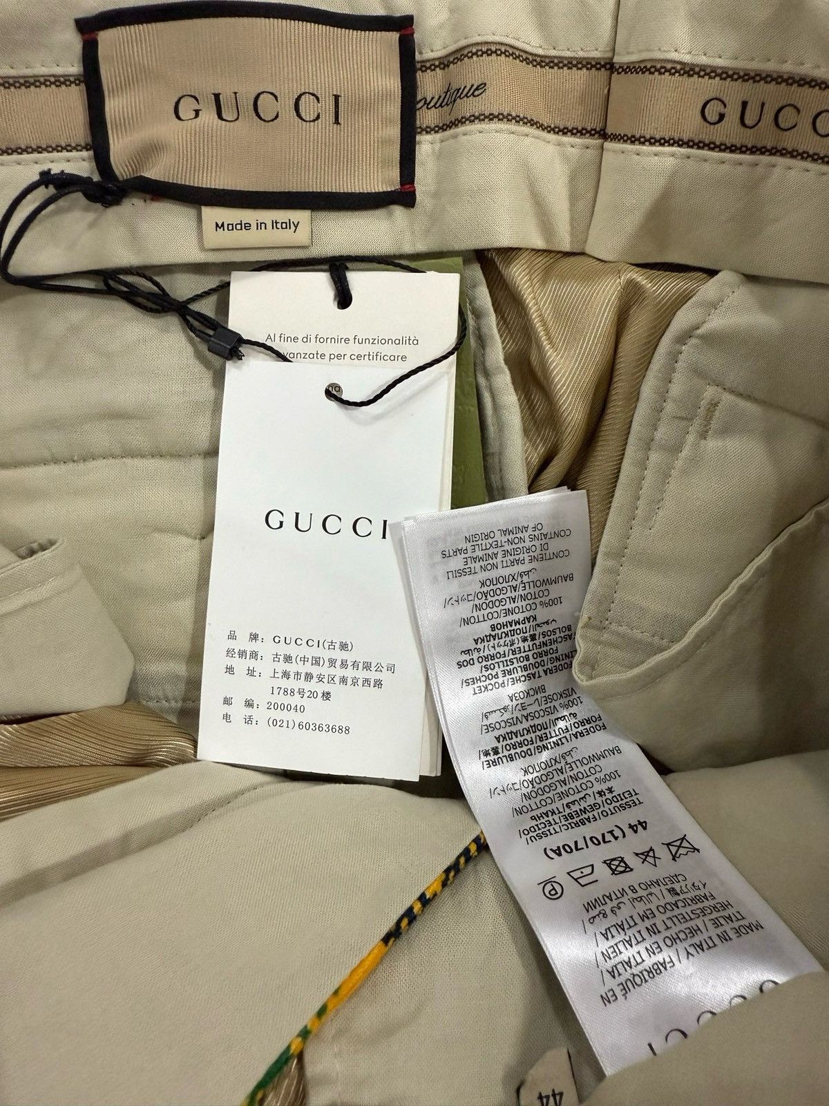 Gucci Gucci Straight-Leg Checked Tartan Cotton Trousers 44 Size US 44 / EU 60 - 5 Thumbnail