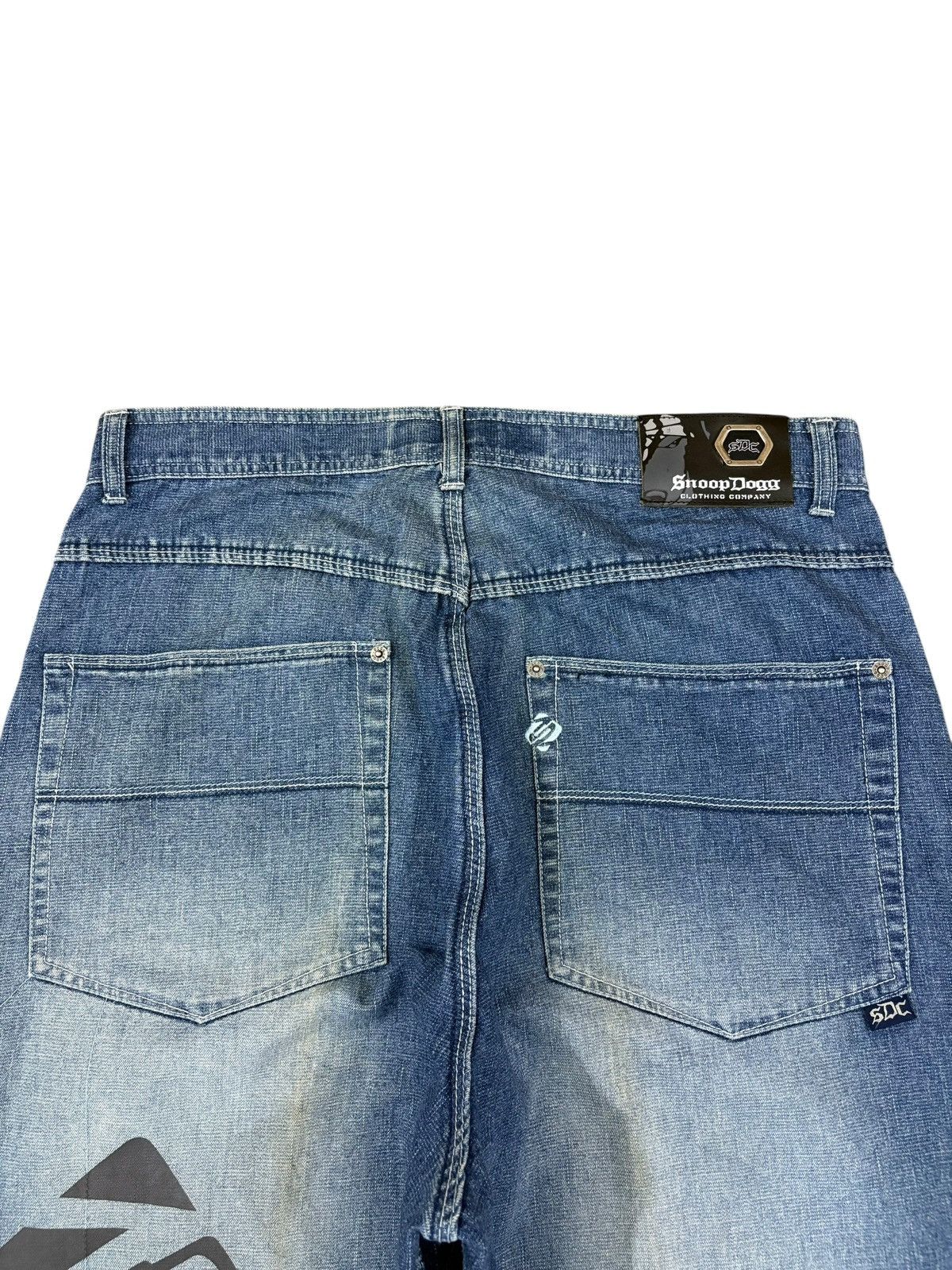 Snoop Dogg Vintage Snoop Dog Loose Baggy Jean Shorts Jorts Size US 36 / EU 52 - 8 Thumbnail