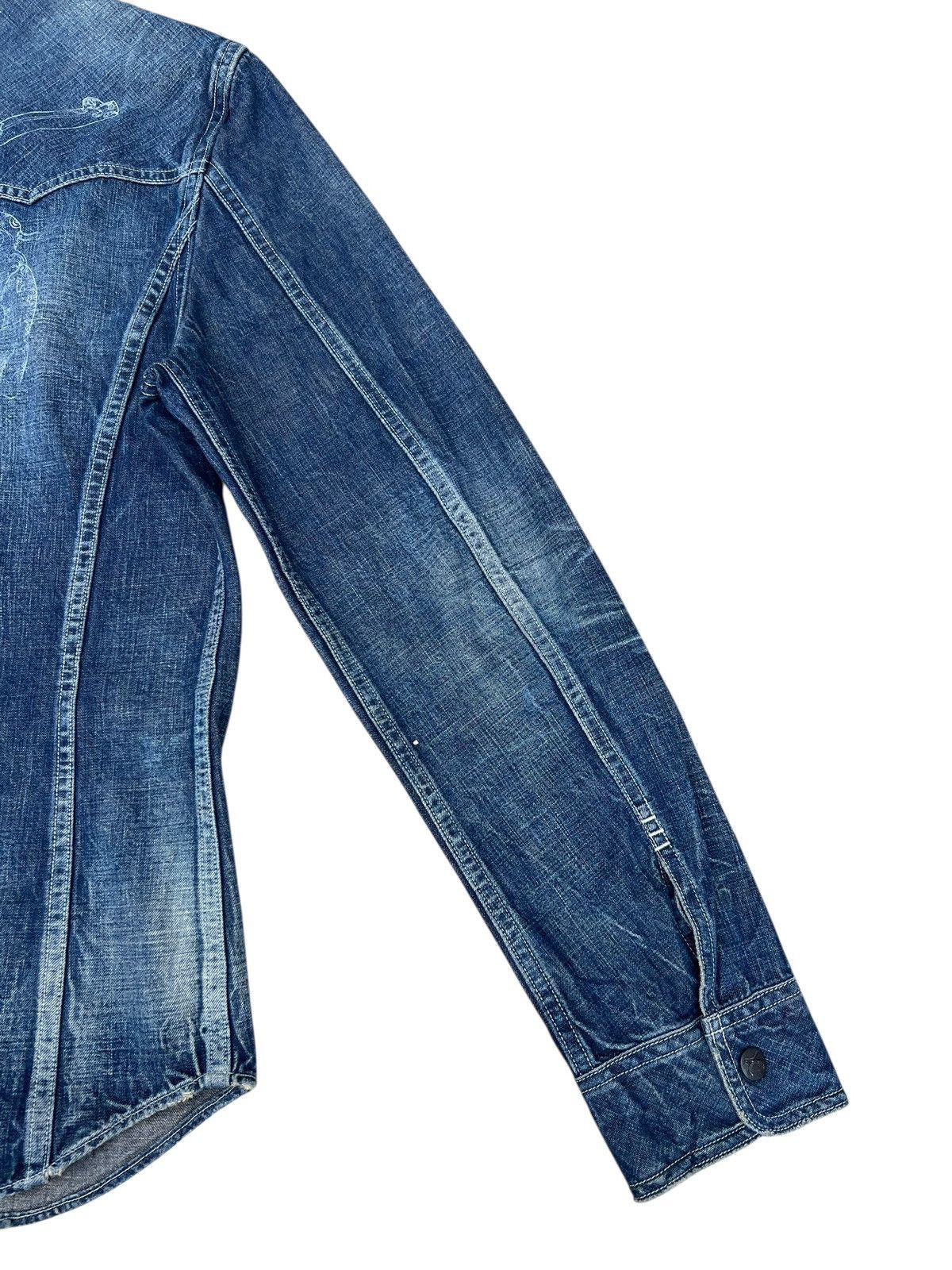 roarguns Roar Guns Japan Thick Denim Western Shirt Size US M / EU 48-50 / 2 - 9 Thumbnail