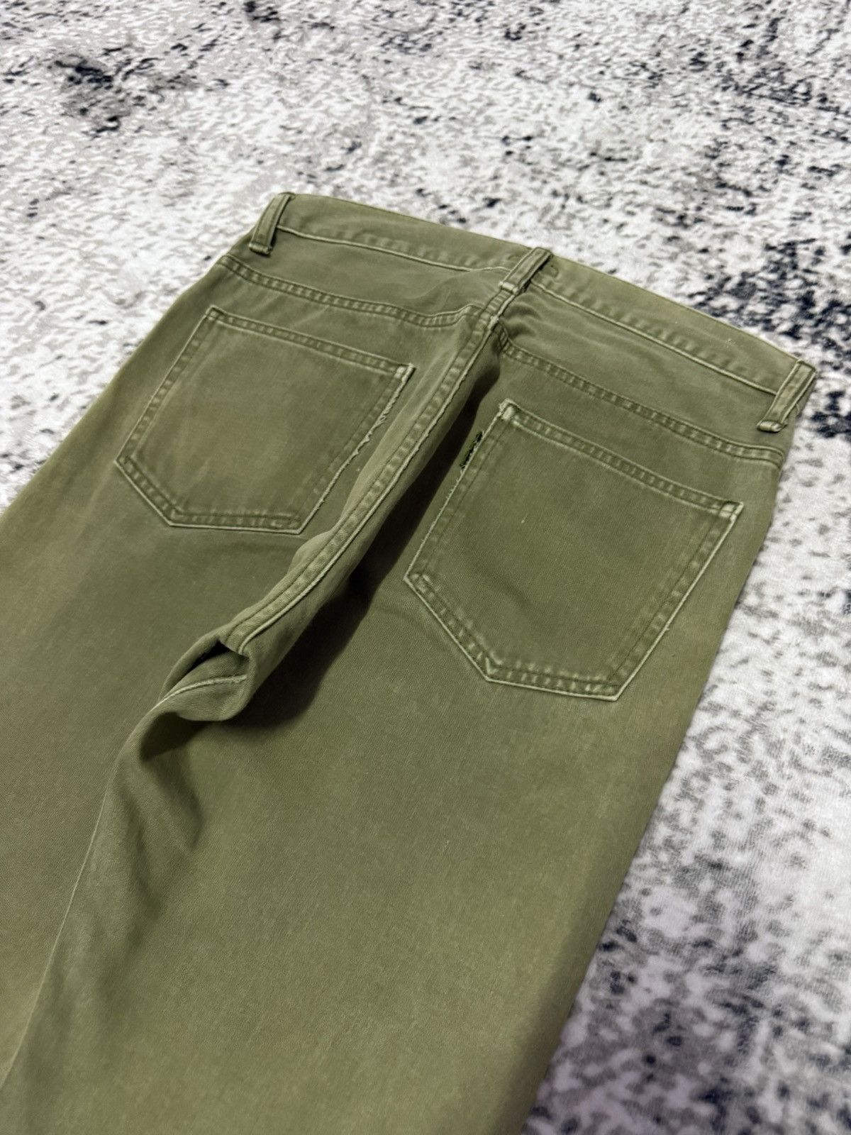 Kapital Vintage Kapital Sun Faded Green Slim Jeans Size US 29 - 7 Thumbnail