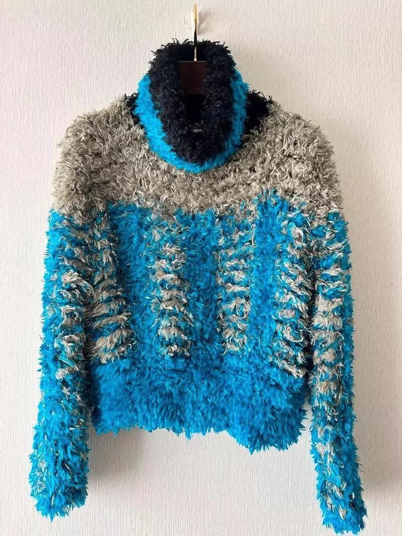 issey miyake High-neck knitted sweater