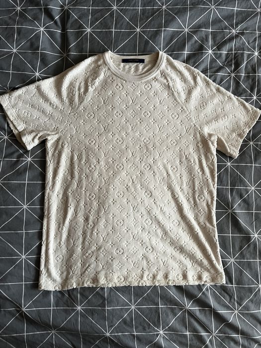 Louis Vuitton White Monogram Towel T-Shirt