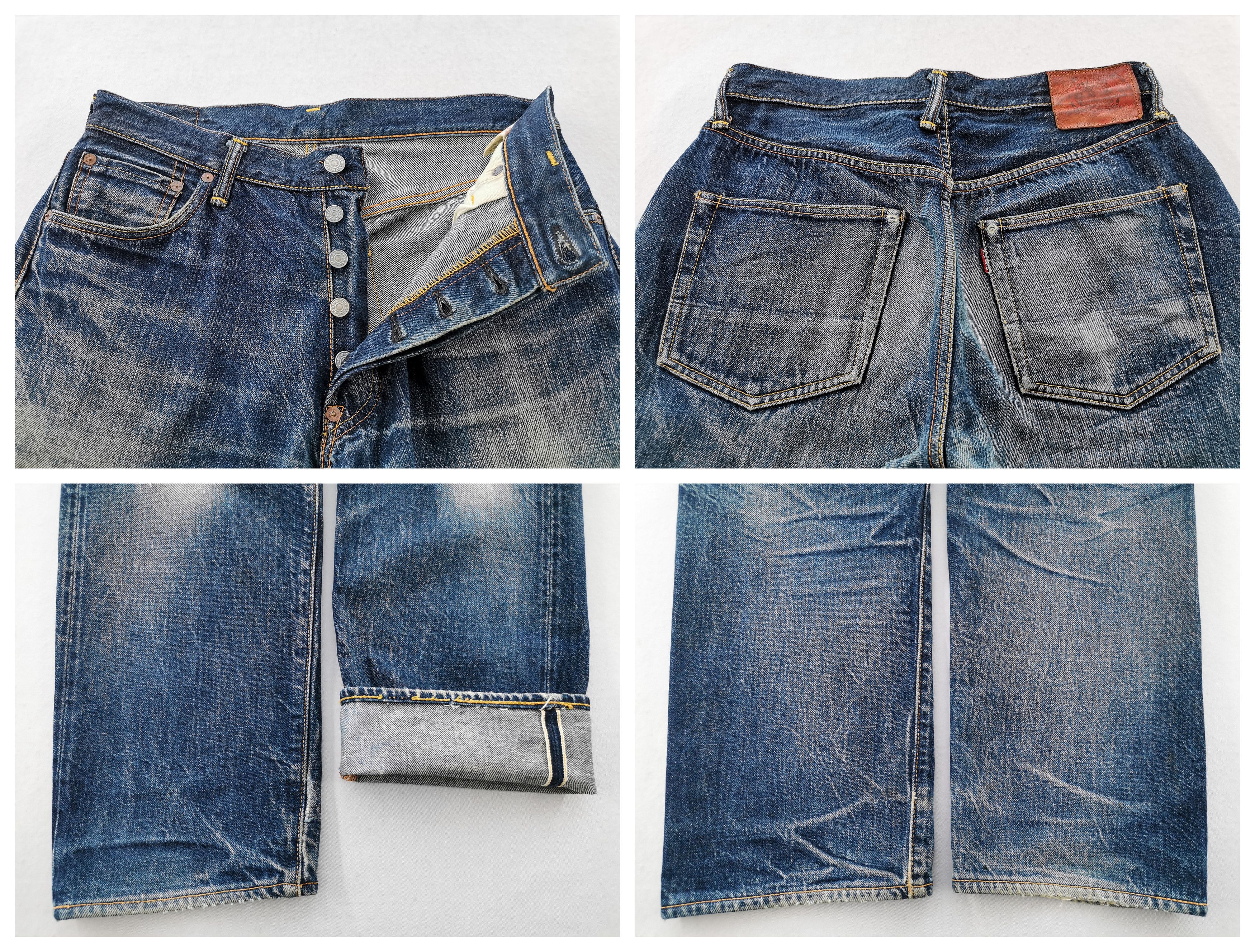 Evisu Distressed Evisu No 1 Special Lot 2000 Selvedge Denim Size US 28 / EU 44 - 10 Thumbnail