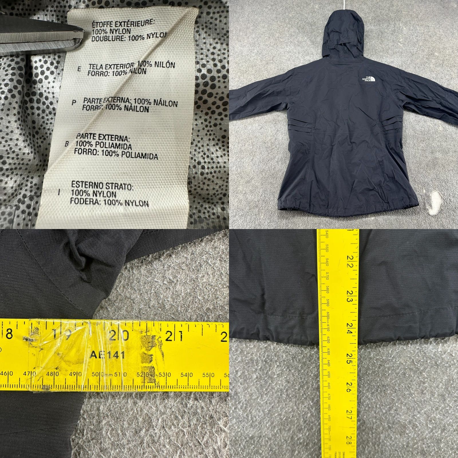 The North Face The North Face Windbreaker Jacket Womens Small Black Hooded Nylon Dryvent Shell Regular Fit Modern Outdoors Mens? Size S / US 4 / IT 40 - 8 Thumbnail