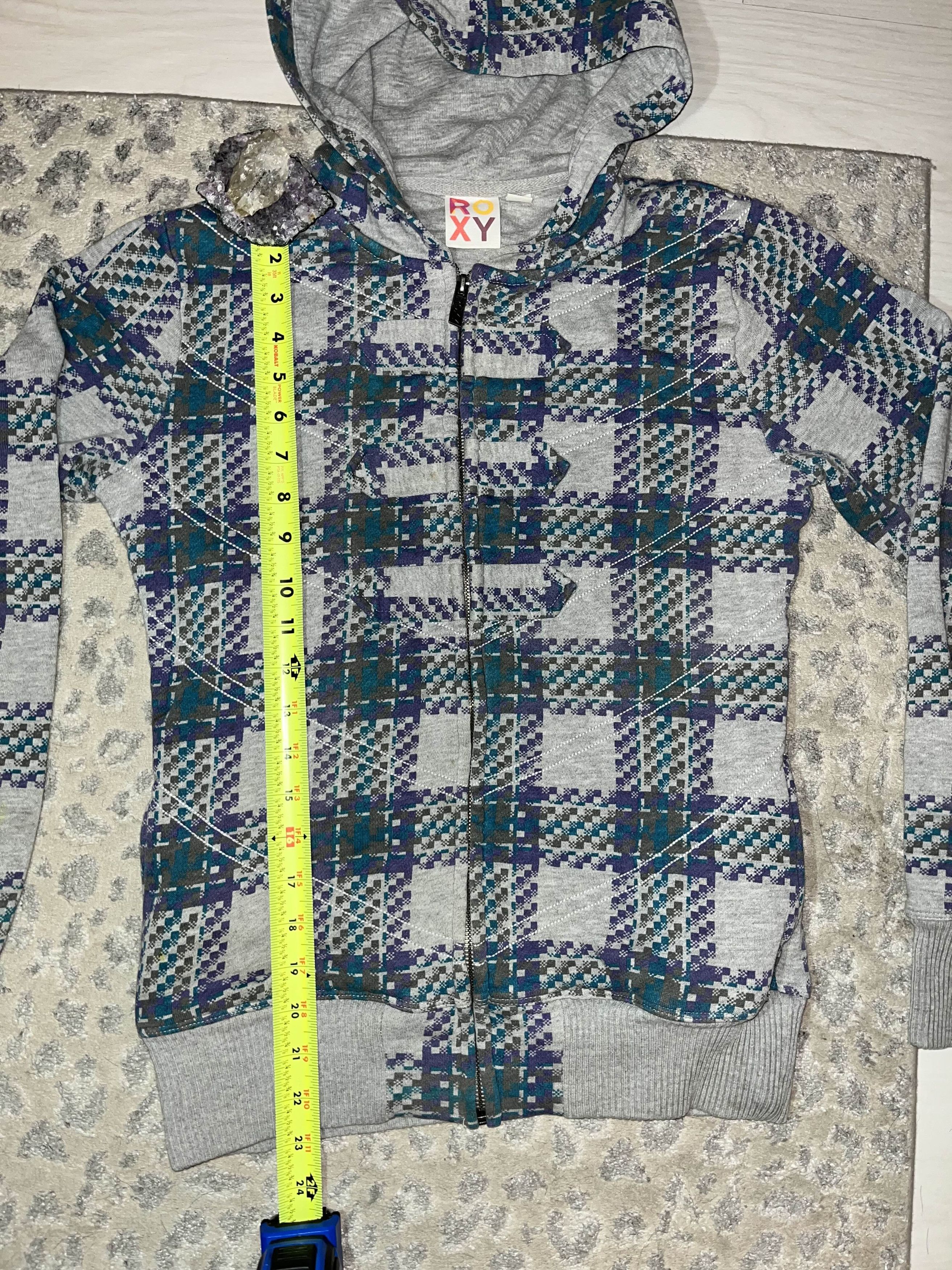 Quiksilver × Vintage Y2K Women's Roxy Zip-Up Size S / US 4 / IT 40 - 7 Thumbnail