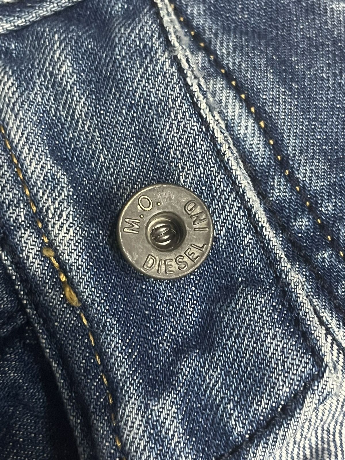 Diesel ⚡️Loose Leg⚡️Vintage Diesel Busky Buttonfly Distressed Jeans Size US 28 / EU 44 - 7 Thumbnail