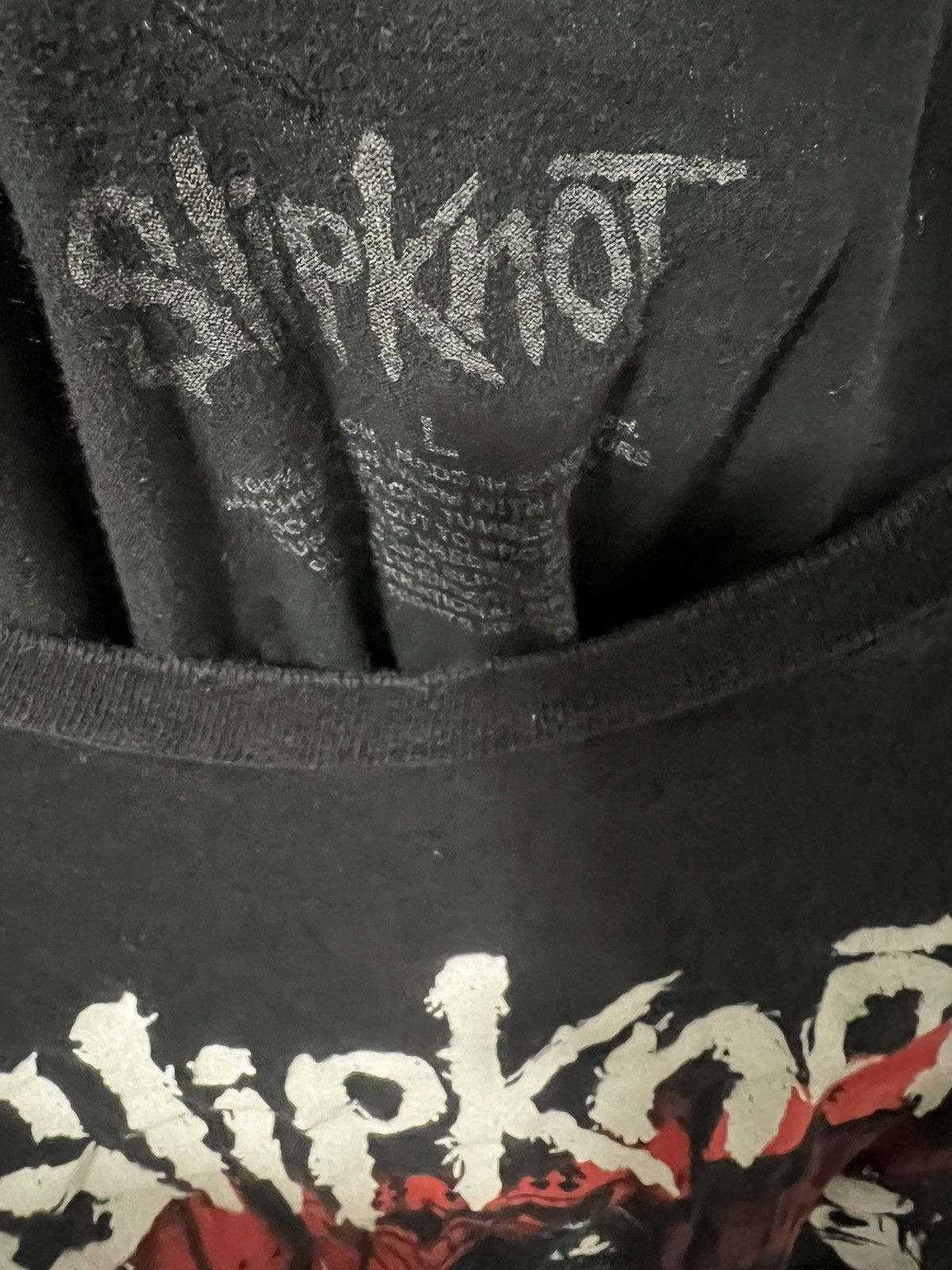 Band Tees × Vintage Vintage Slipknot Band Tee Size US L / EU 52-54 / 3 - 3 Thumbnail
