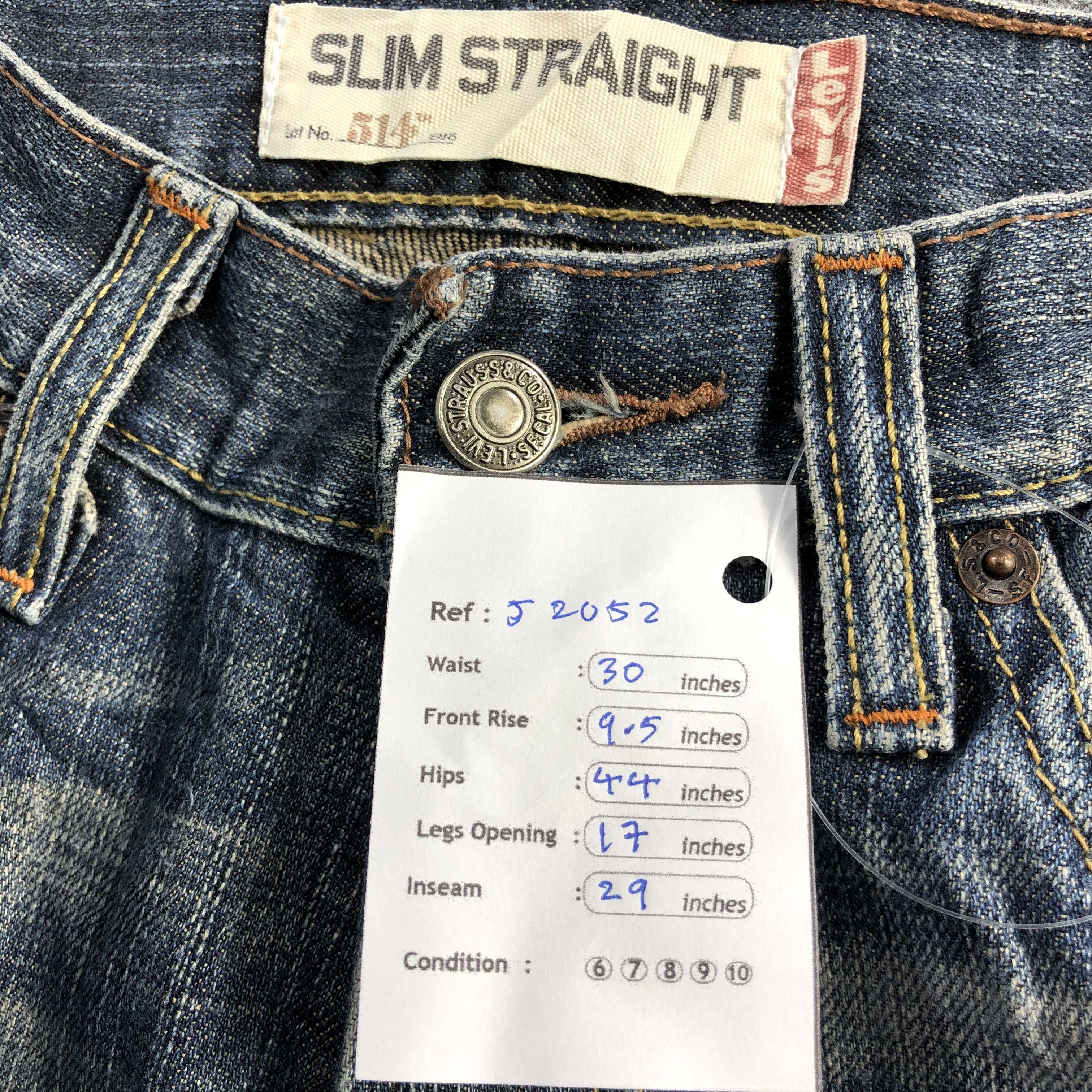 Levi's Vintage Levis 514 Earth Tone Jeans-J2052 Size US 30 / EU 46 - 14 Thumbnail